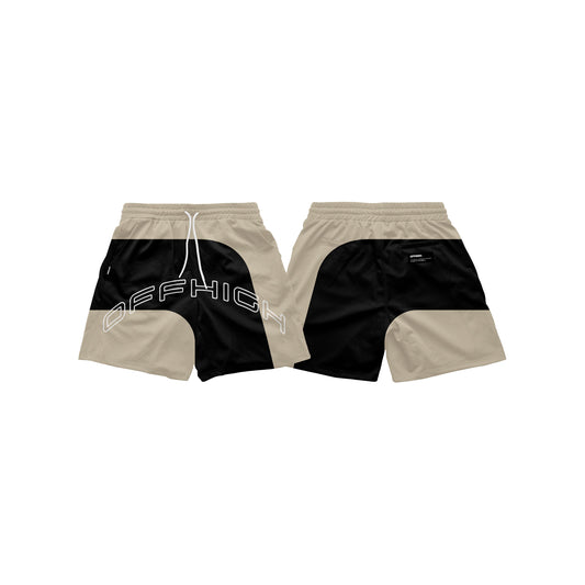 OFFHIGH ROUTE MESH BLACK SHORTS
