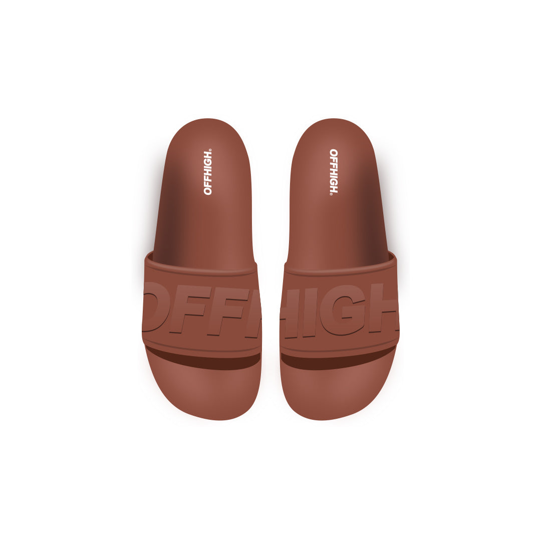 OFFHIGH BEYOND BROWN SLIDES