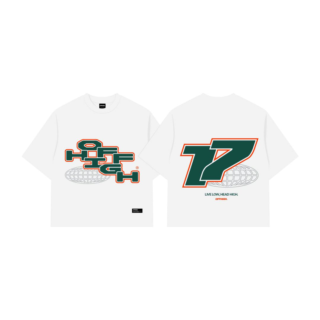 OFFHIGH HEAD HIGH WHITE TSHIRT