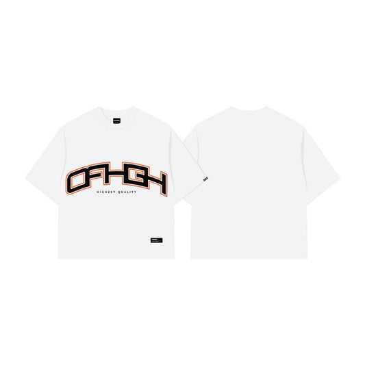 OFFHIGH TRAIT  WHITE TSHIRT