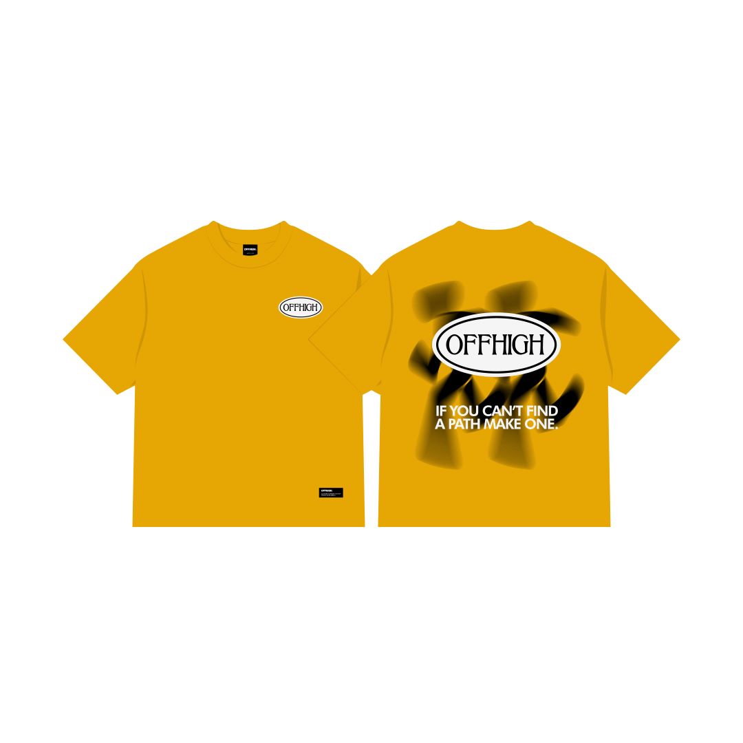 OFFHIGH EXPEDITE YELLOW TSHIRT