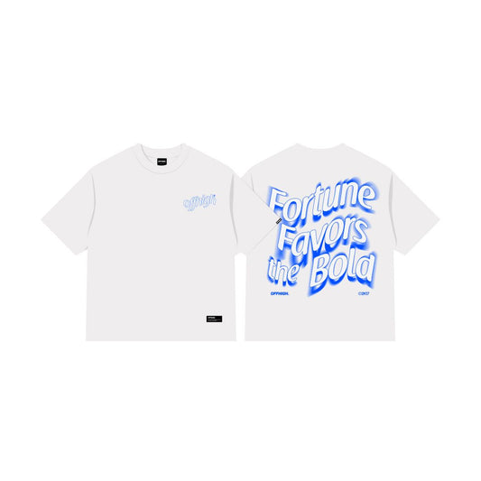 OFFHIGH FORTUNE FAVORS WHITE TSHIRT
