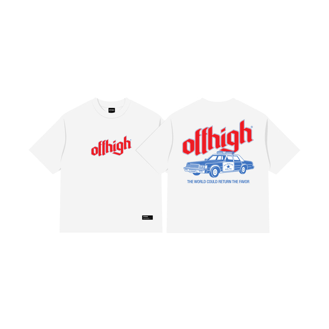 OFFHIGH RETURN THE FAVOR WHITE TSHIRT