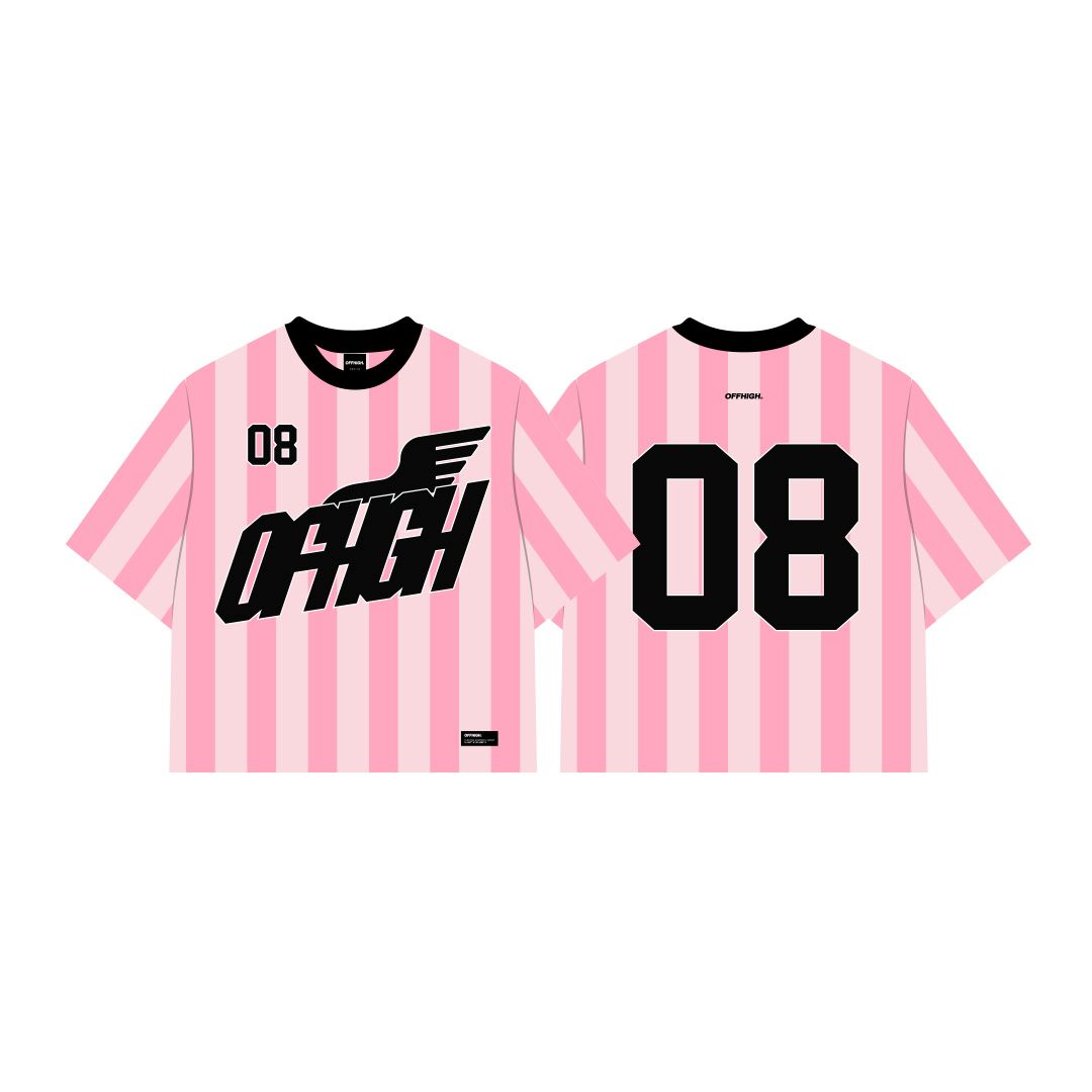 OFFHIGH SOCCER PINK JERSEY