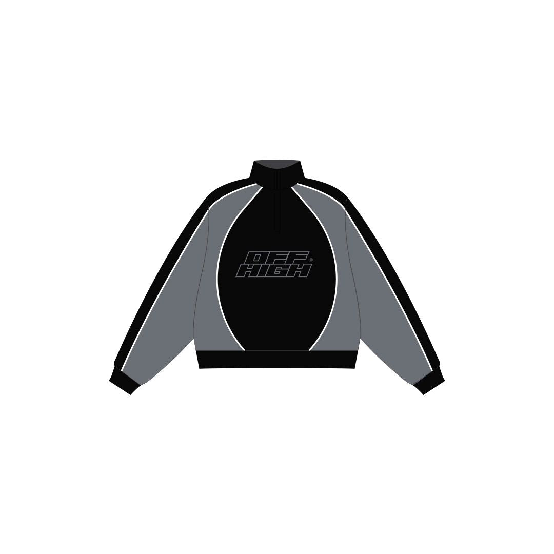 OFFHIGH RUNWAY BLACK TRACK JACKET