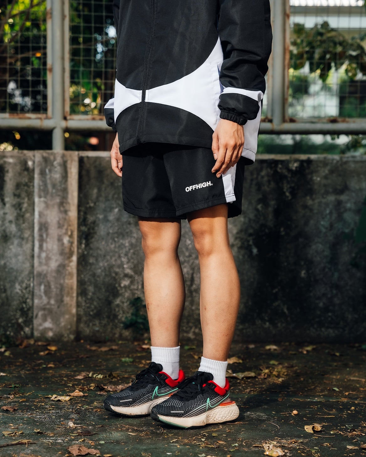 OFFHIGH HARBOR BLACK SHORTS