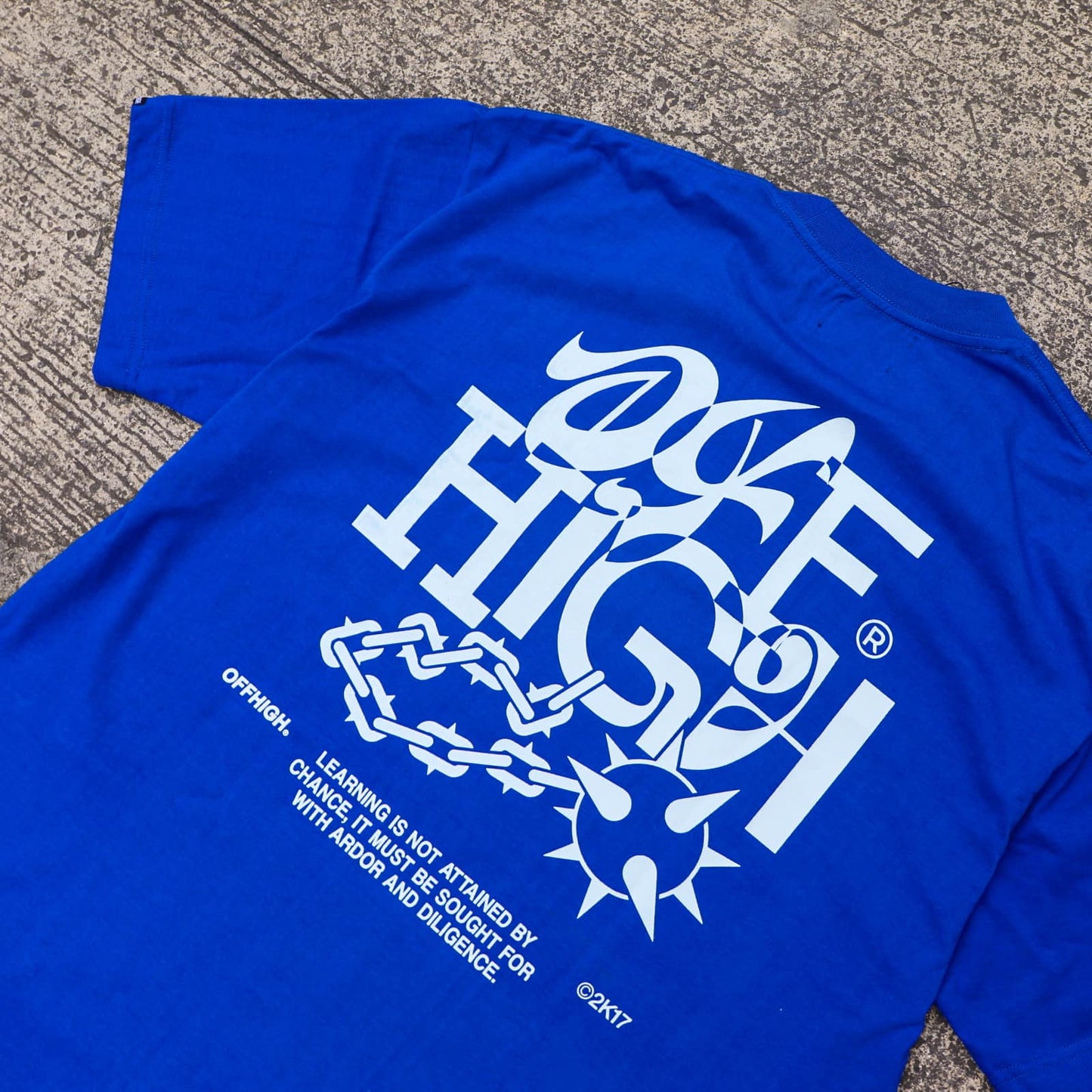 OFFHIGH DILIGENT BLUE TSHIRT