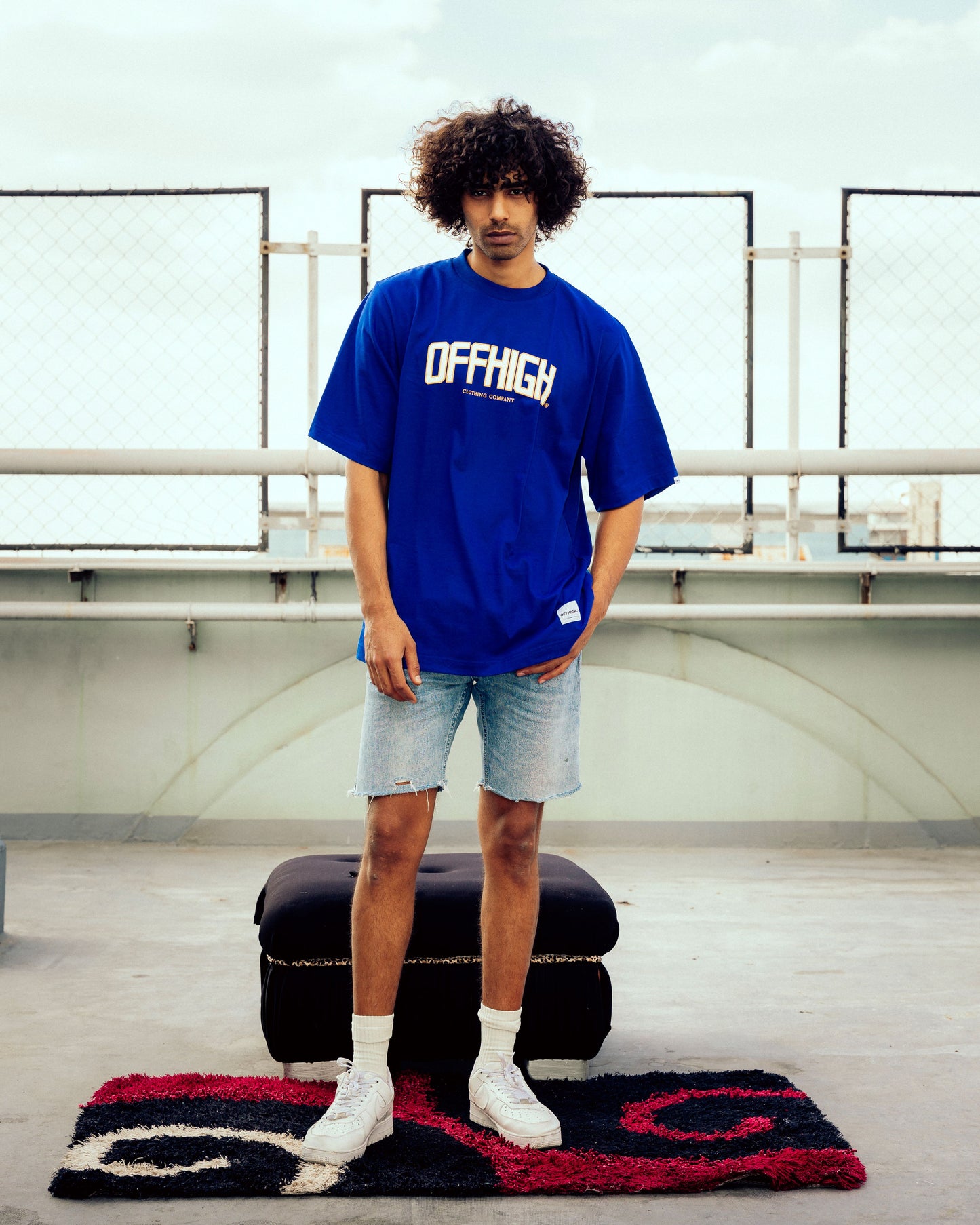 OFFHIGH ELEVATE BLUE TSHIRT
