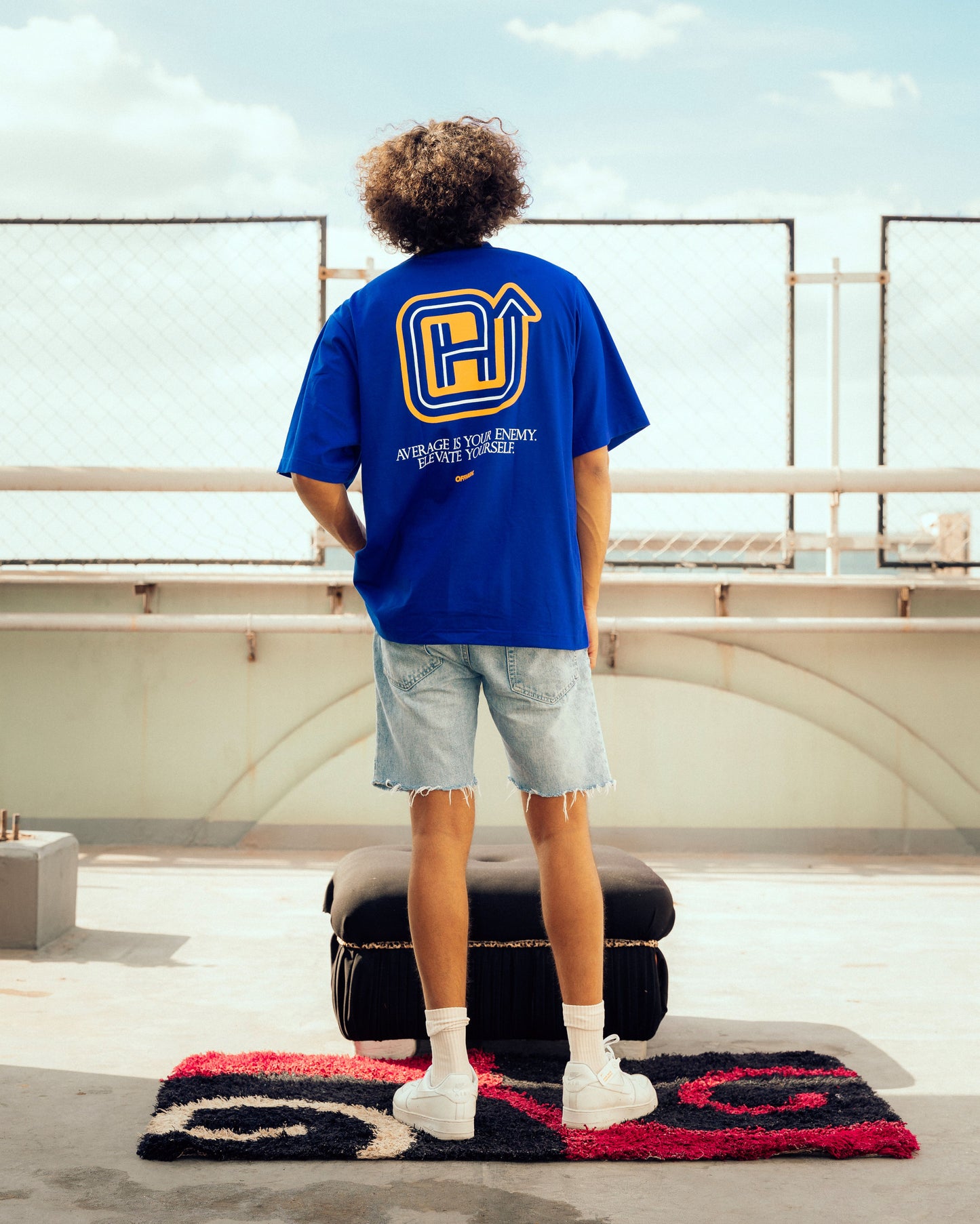 OFFHIGH ELEVATE BLUE TSHIRT