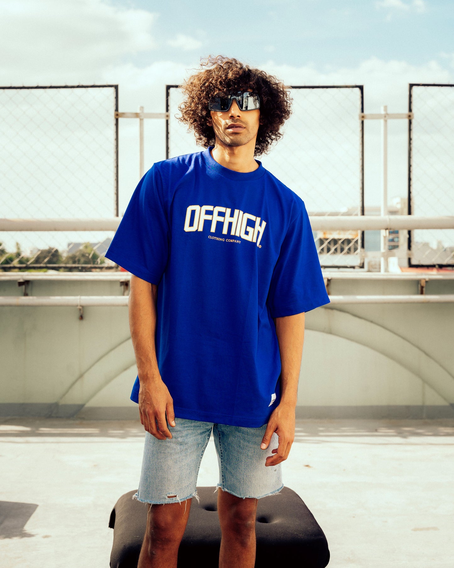 OFFHIGH ELEVATE BLUE TSHIRT