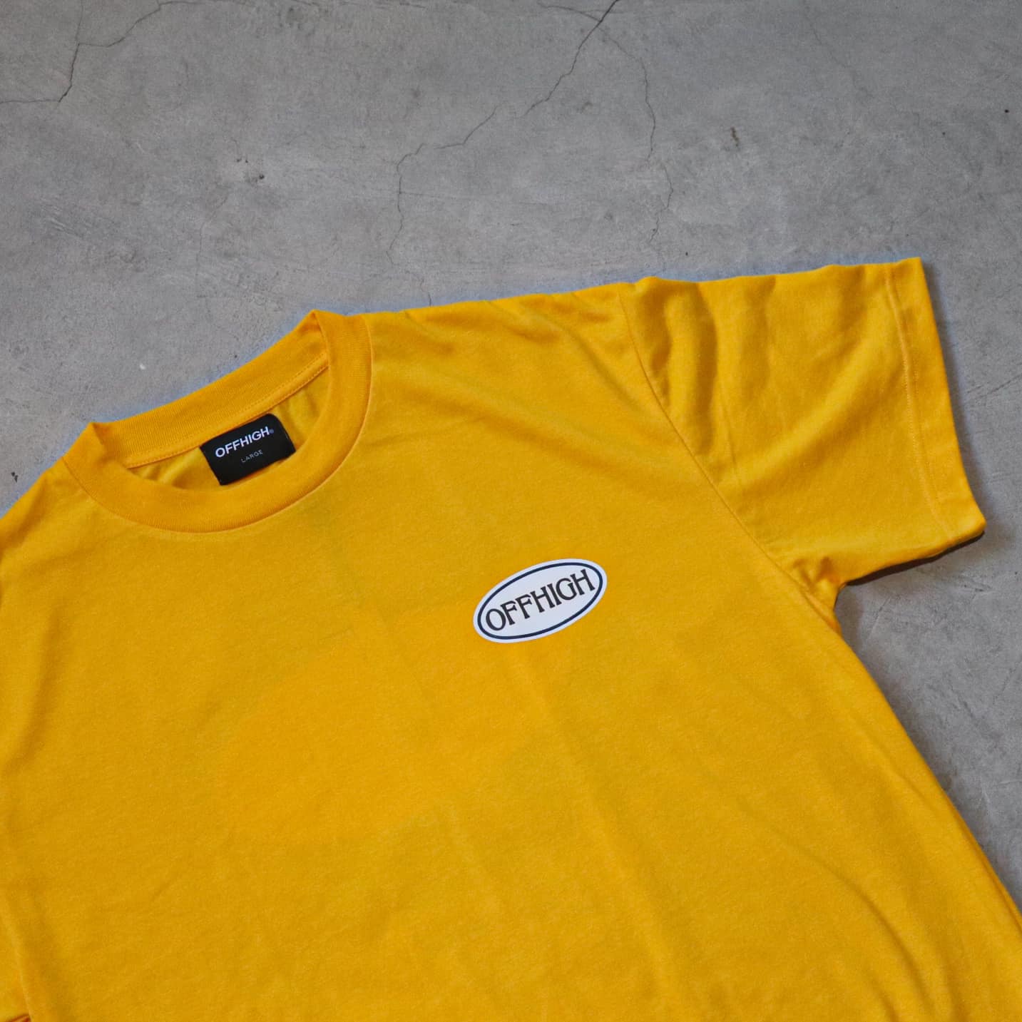 OFFHIGH EXPEDITE YELLOW TSHIRT