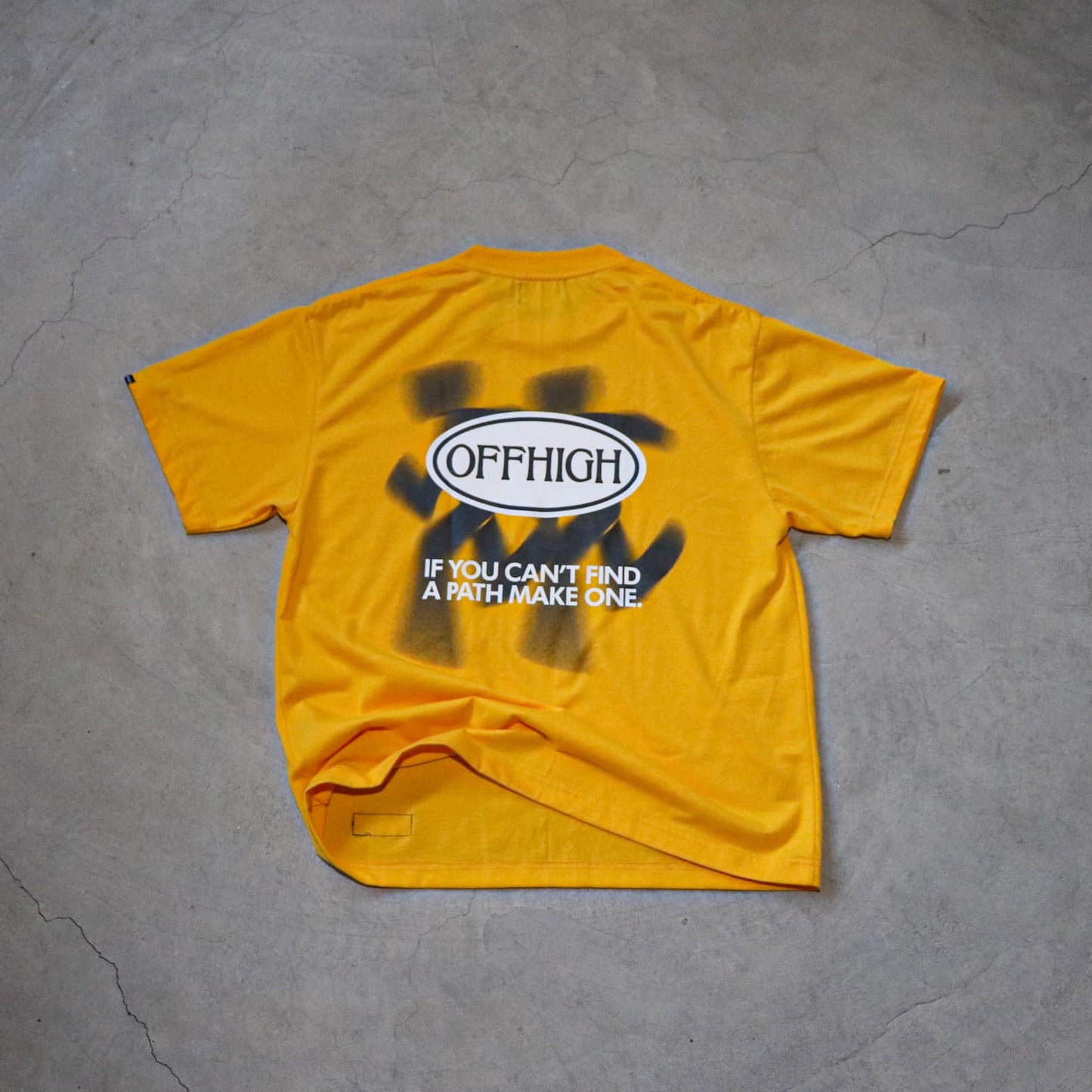 OFFHIGH EXPEDITE YELLOW TSHIRT