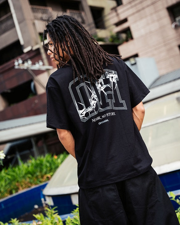 OFFHIGH NRNS BLACK TSHIRT