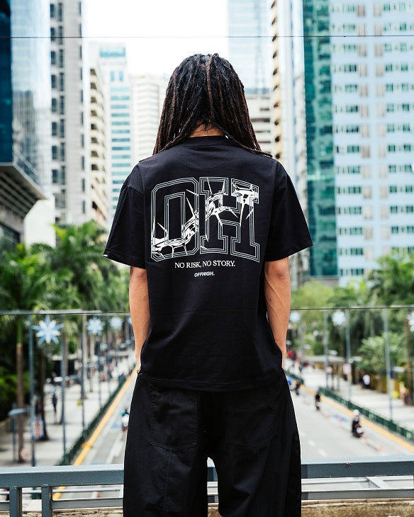 OFFHIGH NRNS BLACK TSHIRT