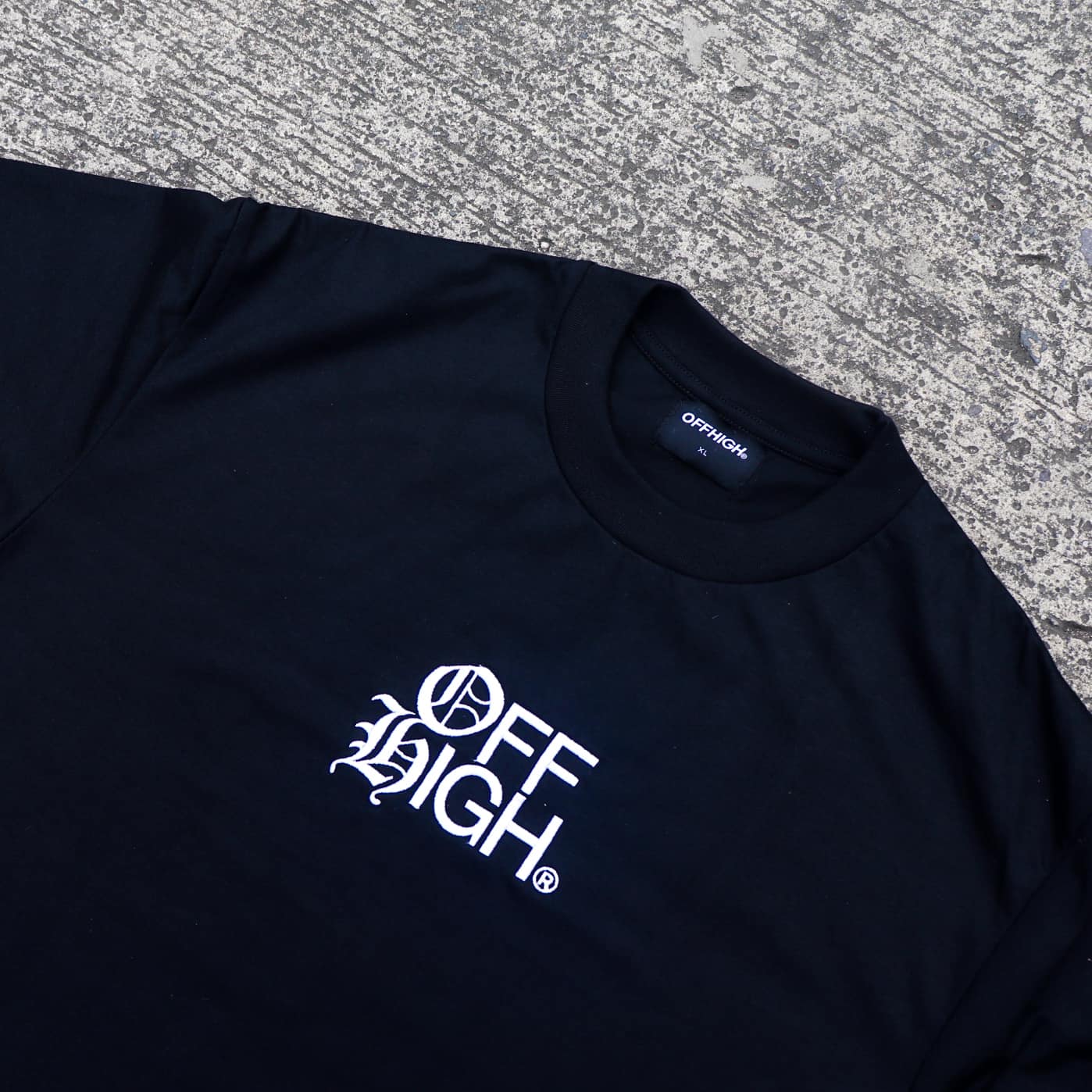 OFFHIGH STITCH CRAFT V2 BLACK TSHIRT