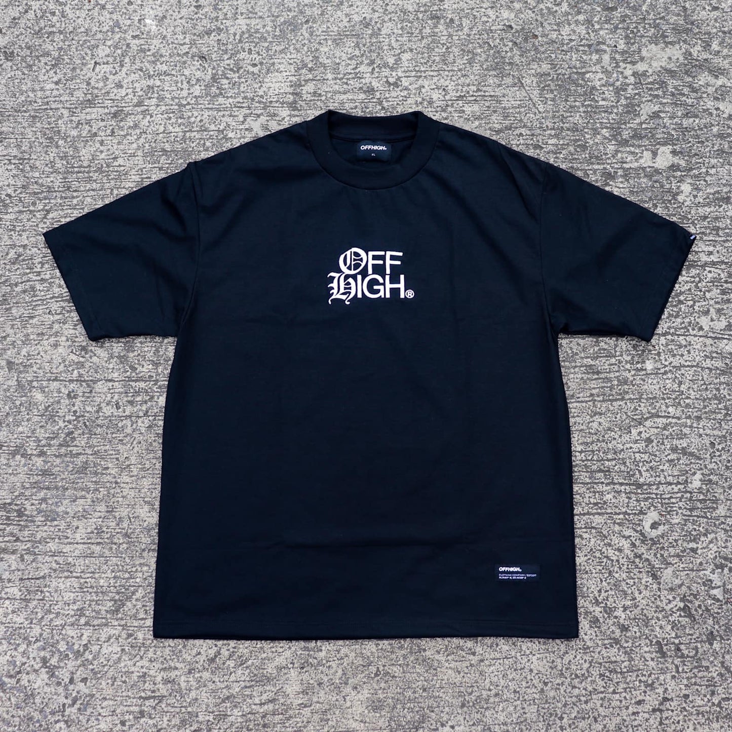 OFFHIGH STITCH CRAFT V2 BLACK TSHIRT