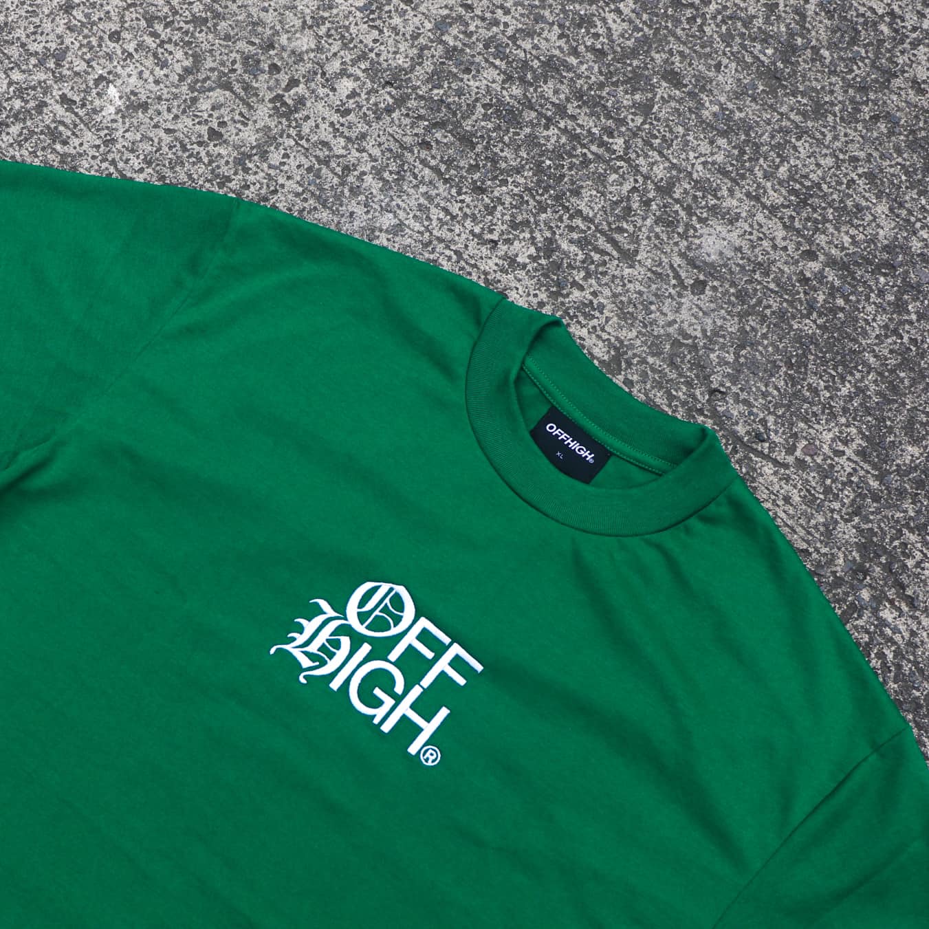 OFFHIGH STITCH CRAFT V2 GREEN TSHIRT