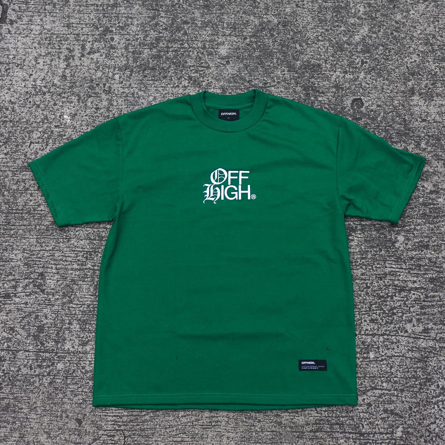 OFFHIGH STITCH CRAFT V2 GREEN TSHIRT