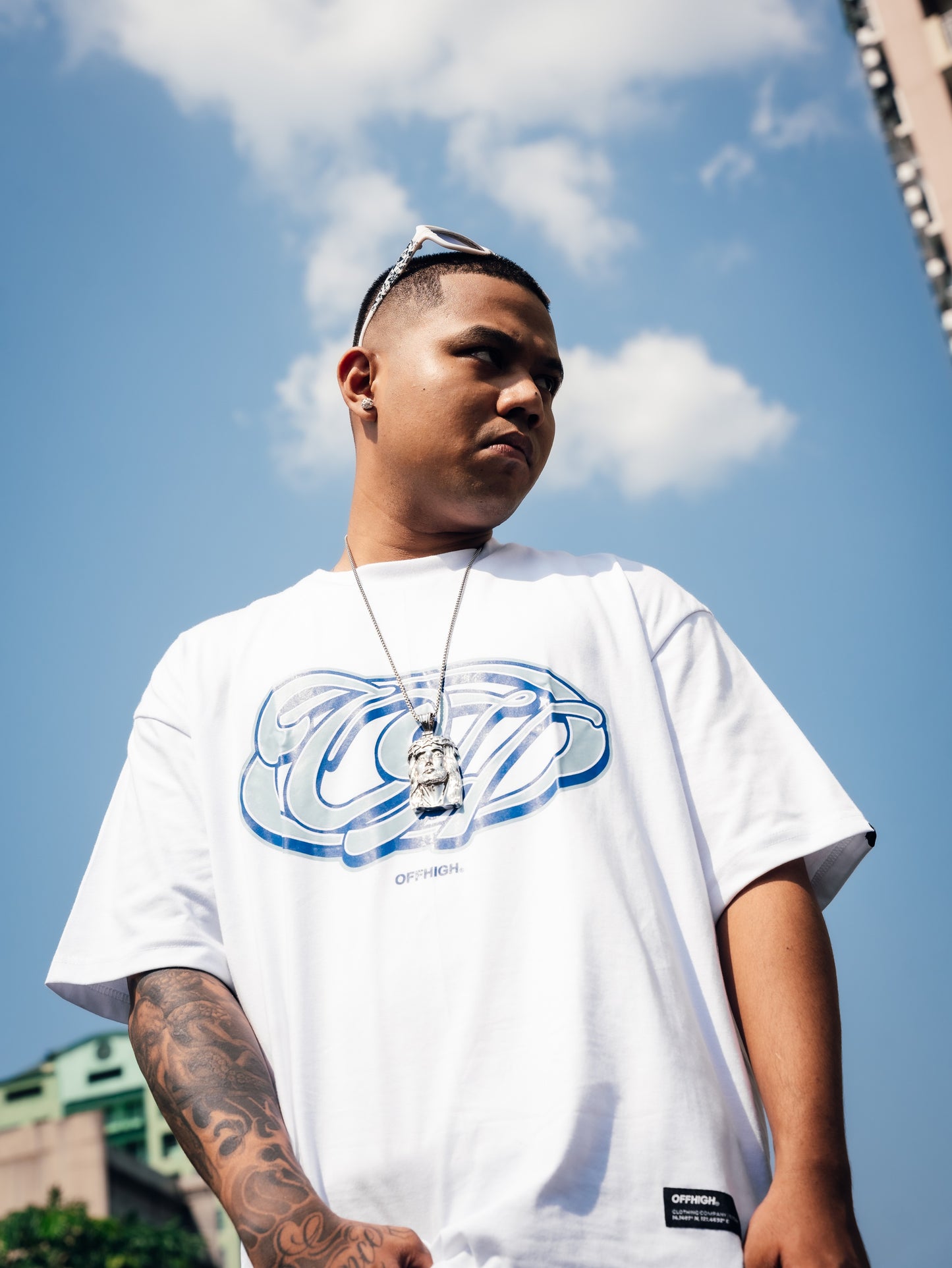 OFFHIGH ASCEND WHITE TSHIRT