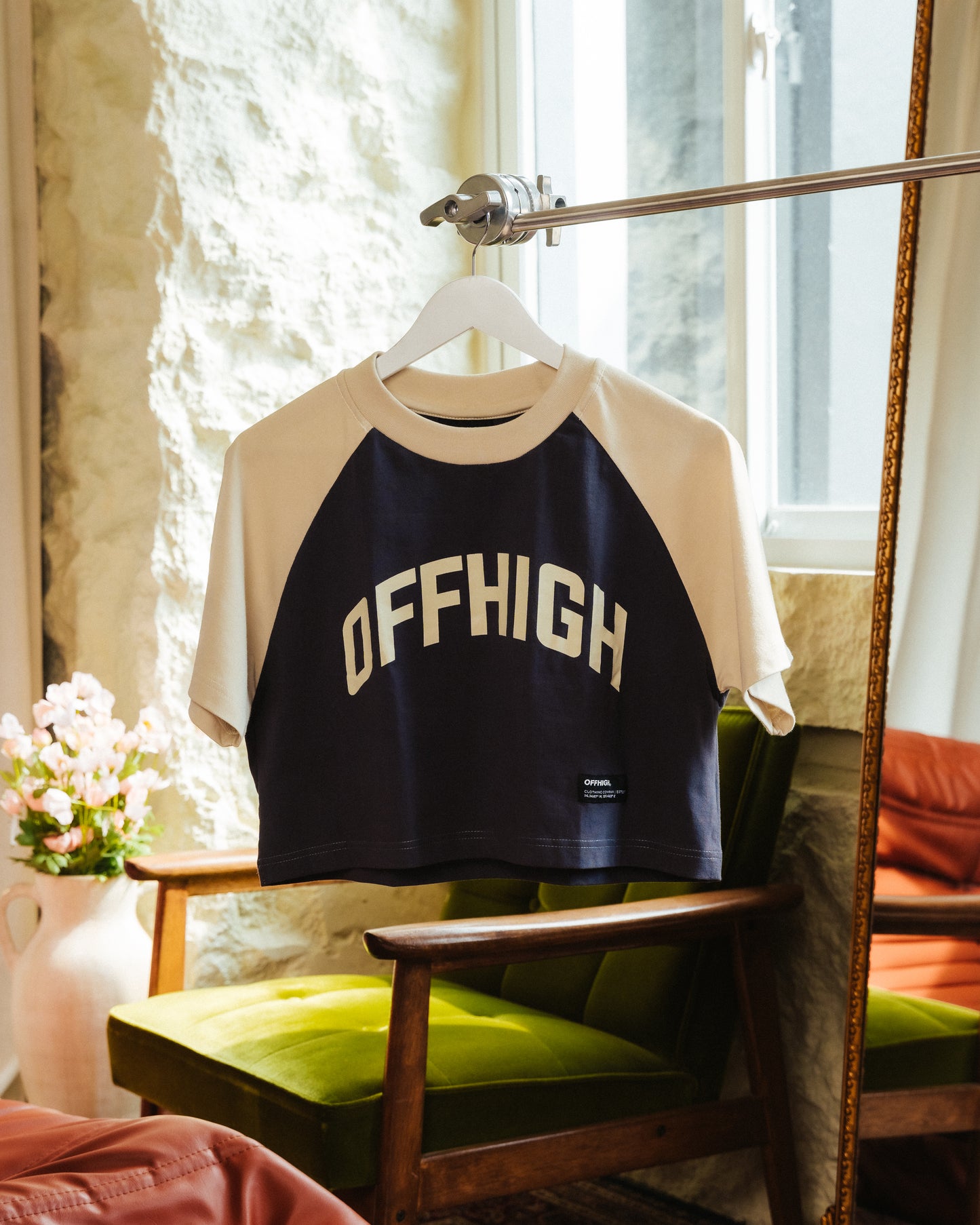 OFFHIGH RAGLAN STONE CROP TSHIRT