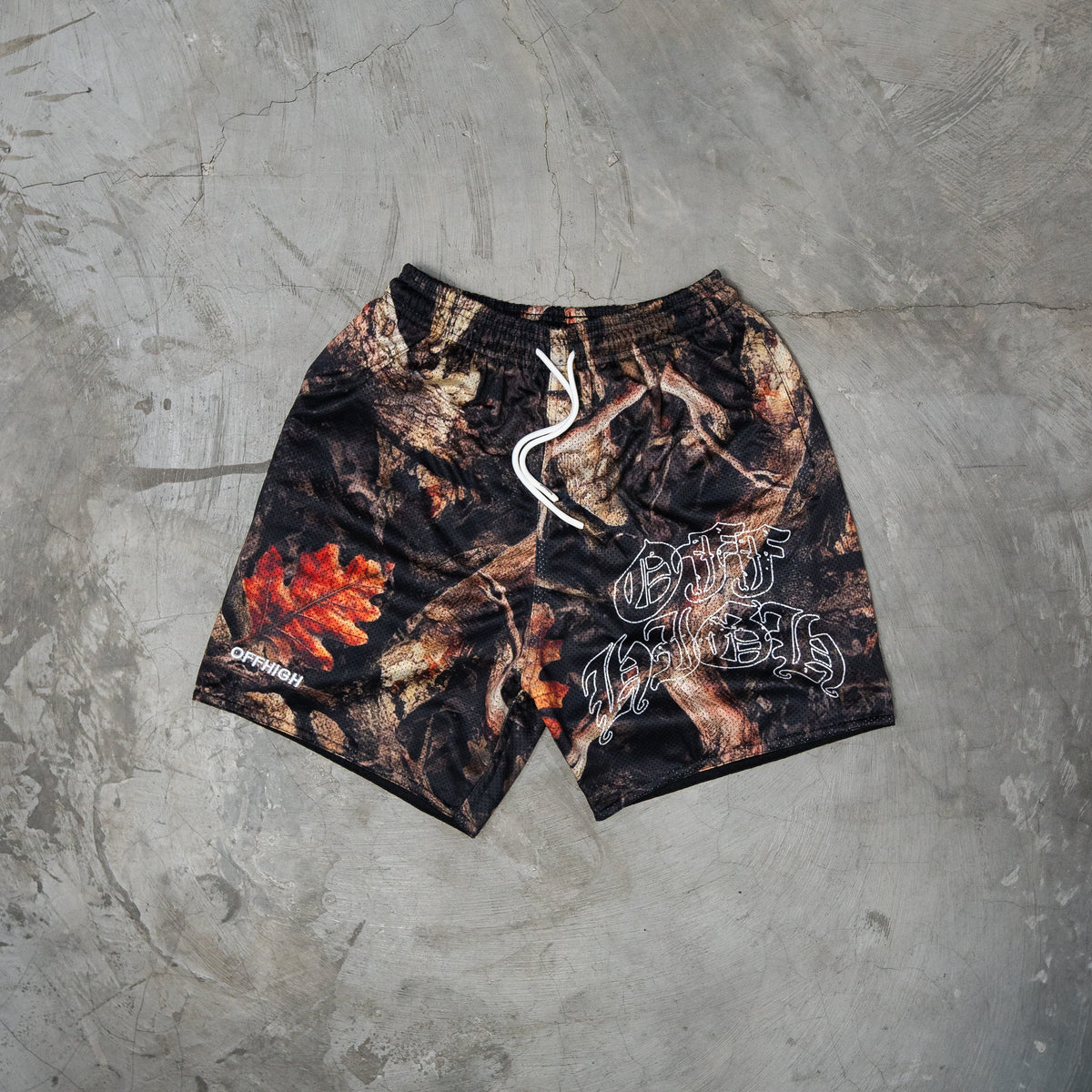 OFFHIGH TIMBER REAL TREE MESH SHORT