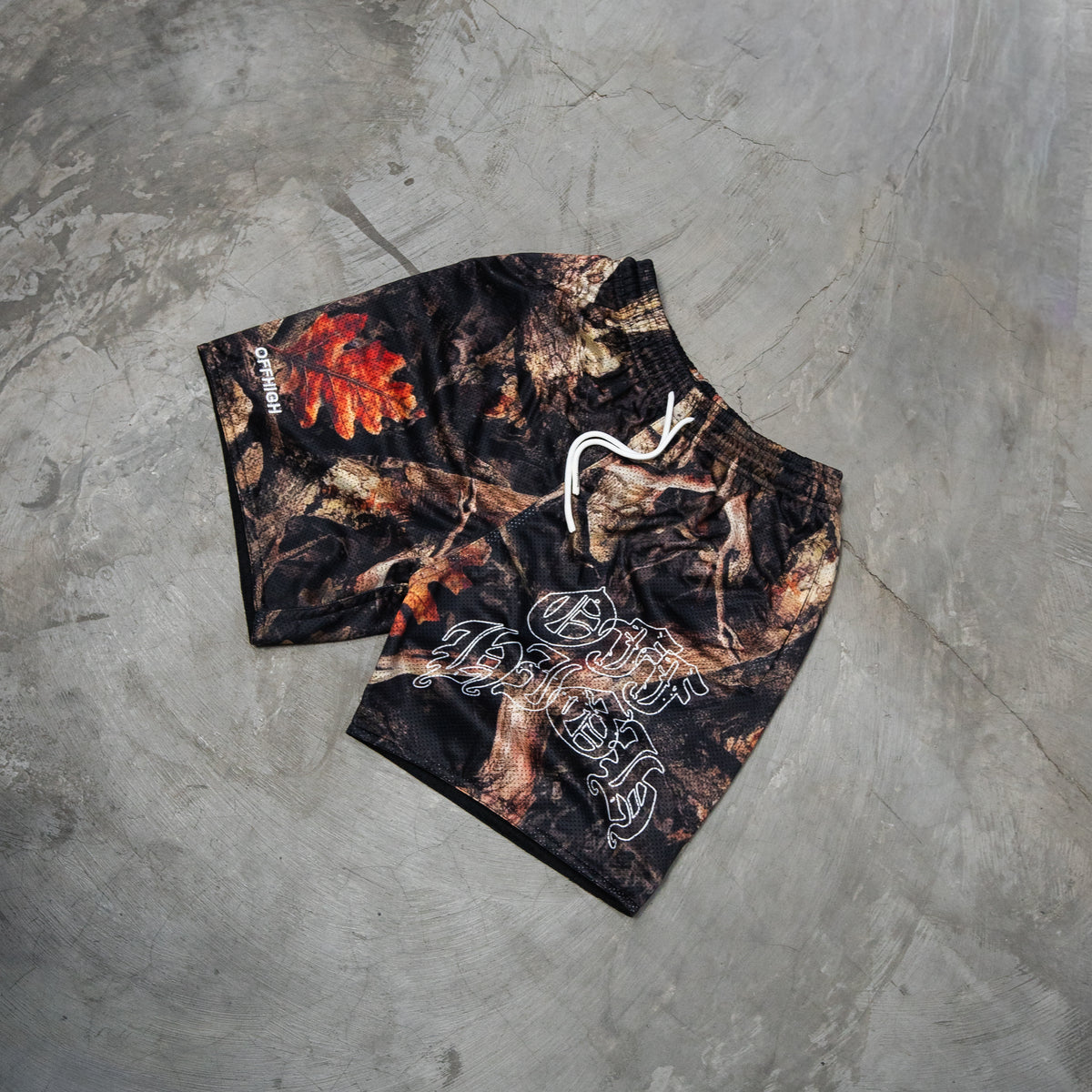 OFFHIGH TIMBER REAL TREE MESH SHORT