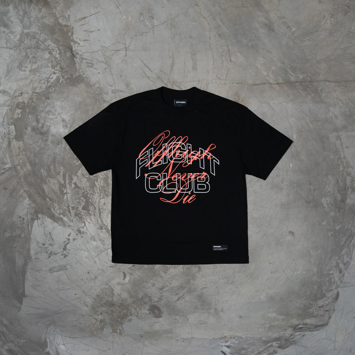 OFFHIGH FLIGHT CLUB BLACK TSHIRT