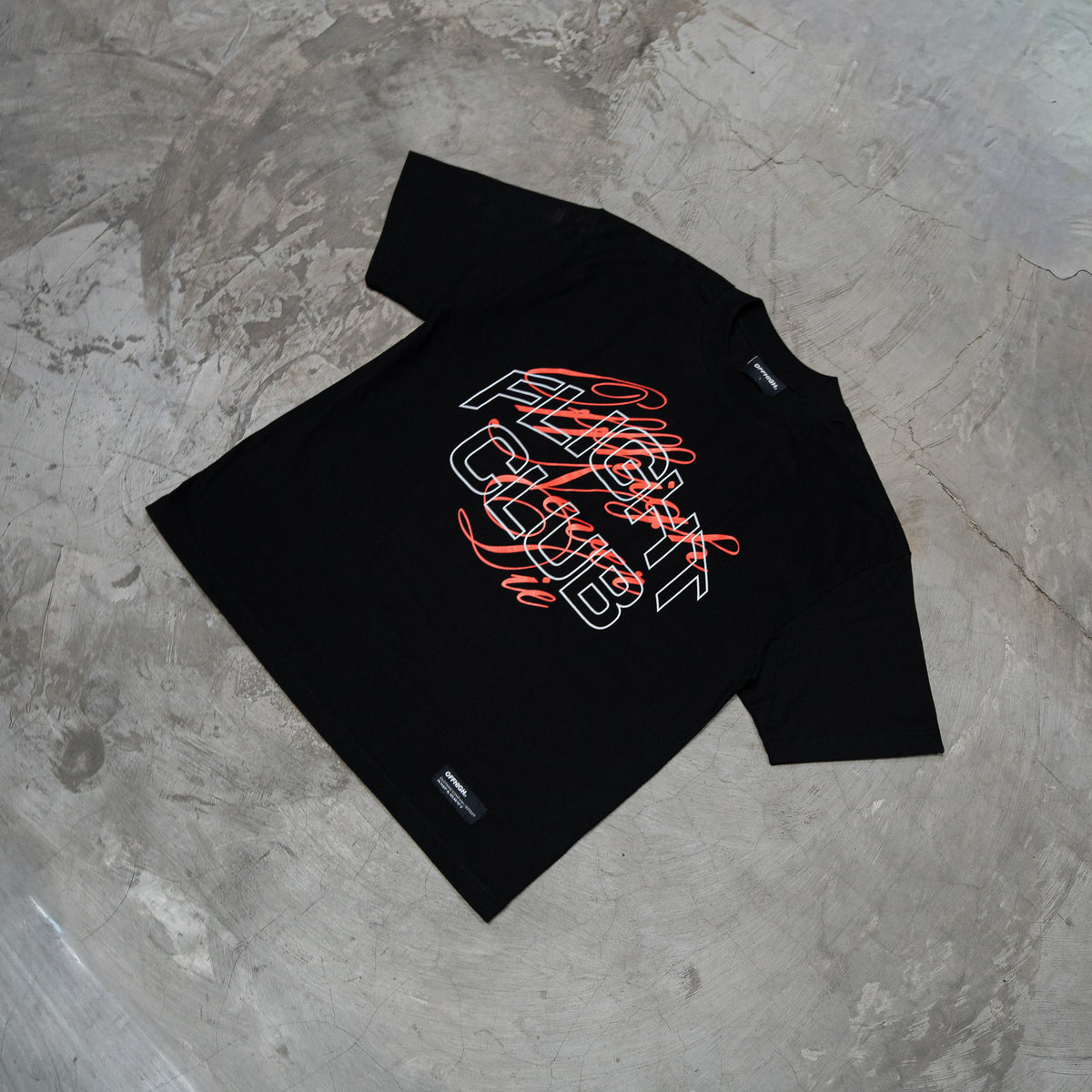 OFFHIGH FLIGHT CLUB BLACK TSHIRT