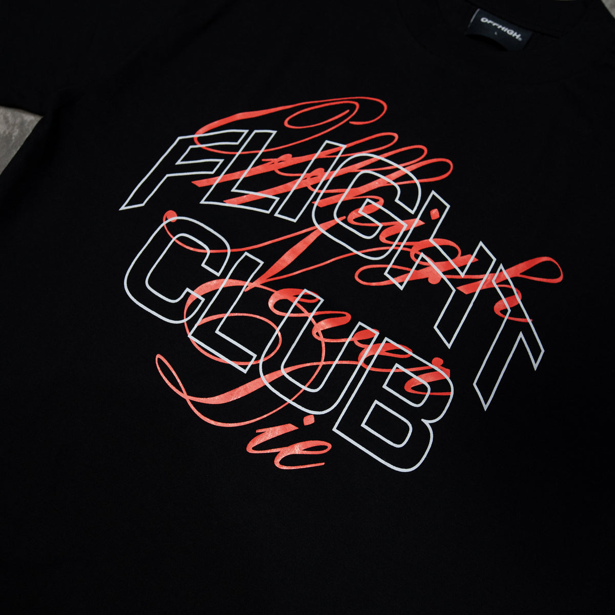 OFFHIGH FLIGHT CLUB BLACK TSHIRT