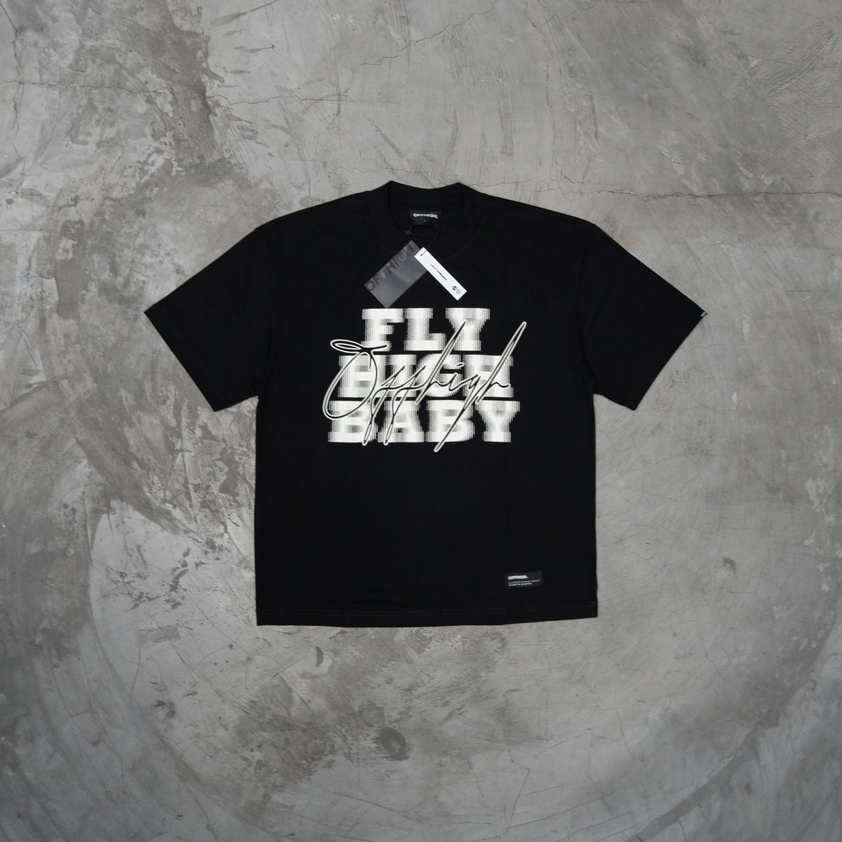 OFFHIGH FHB BLACK TSHIRT