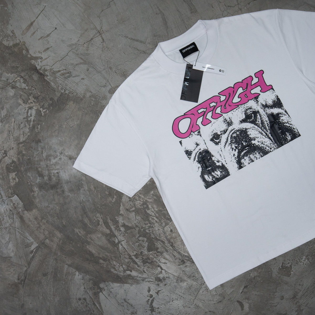 OFFHIGH DAWG WHITE TSHIRT