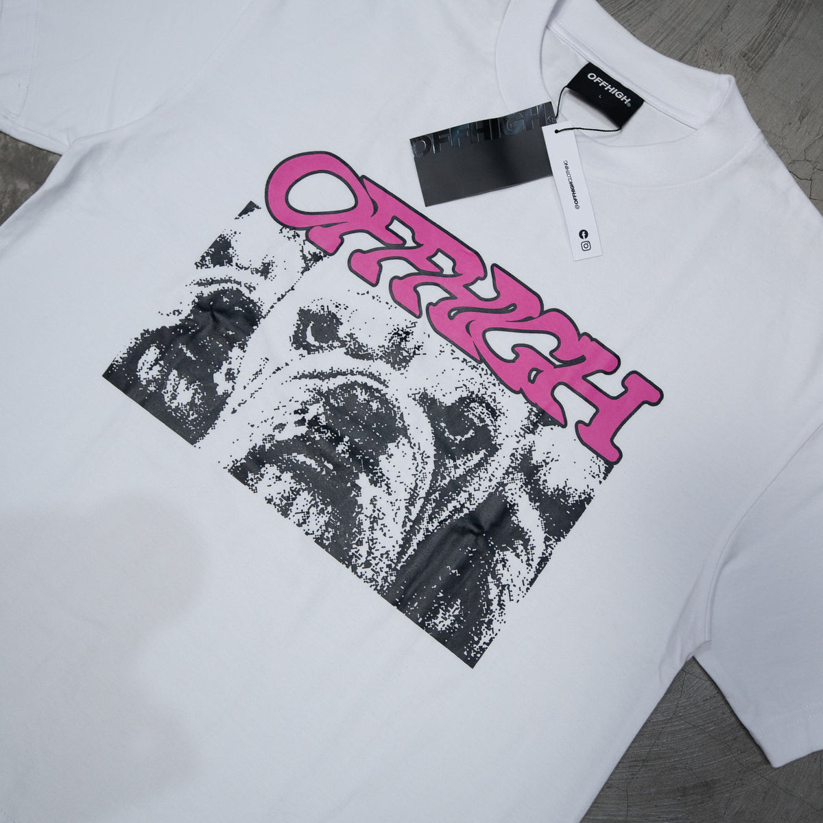 OFFHIGH DAWG WHITE TSHIRT