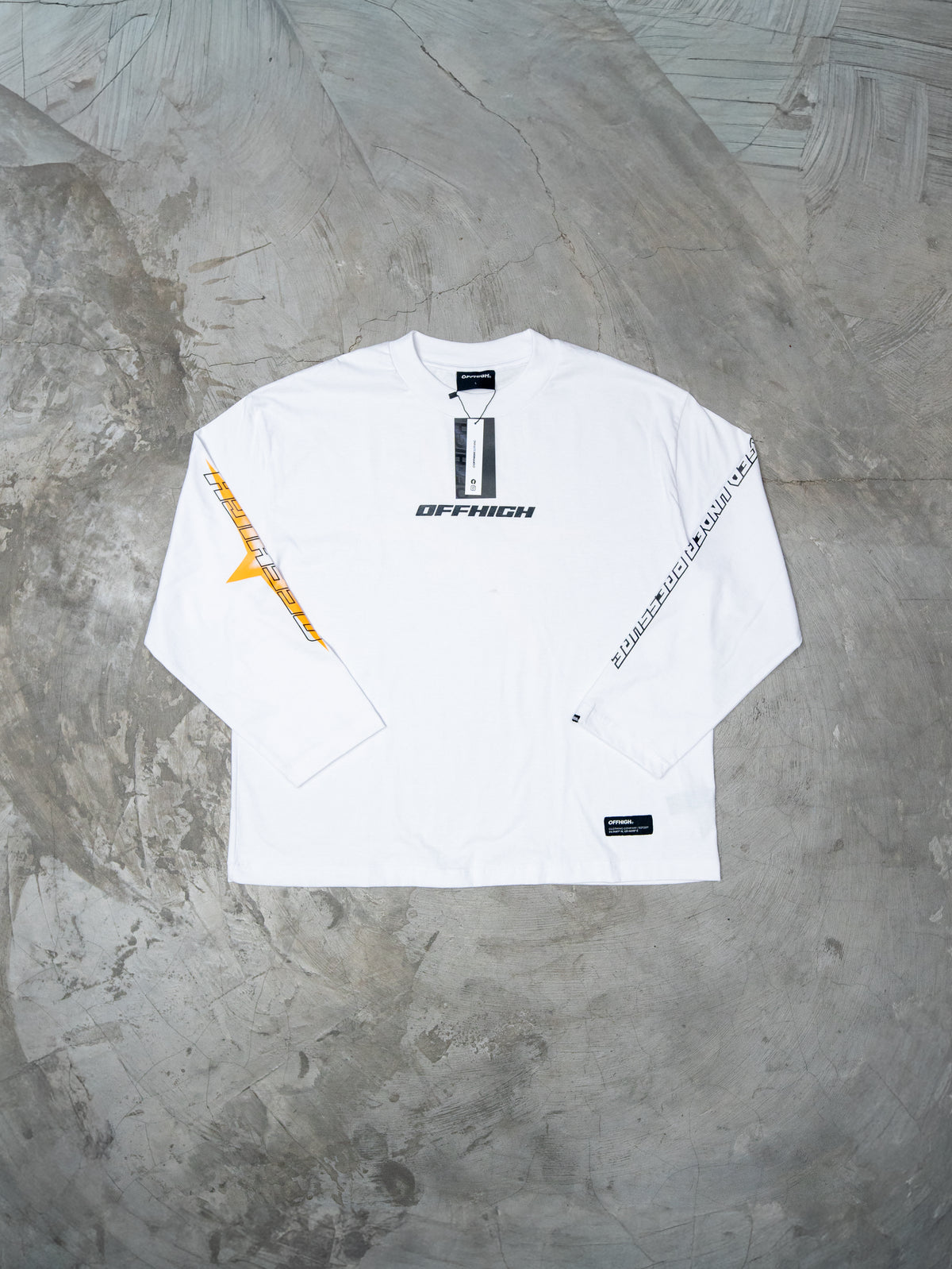 OFFHIGH FUP WHITE LONGSLEEVE