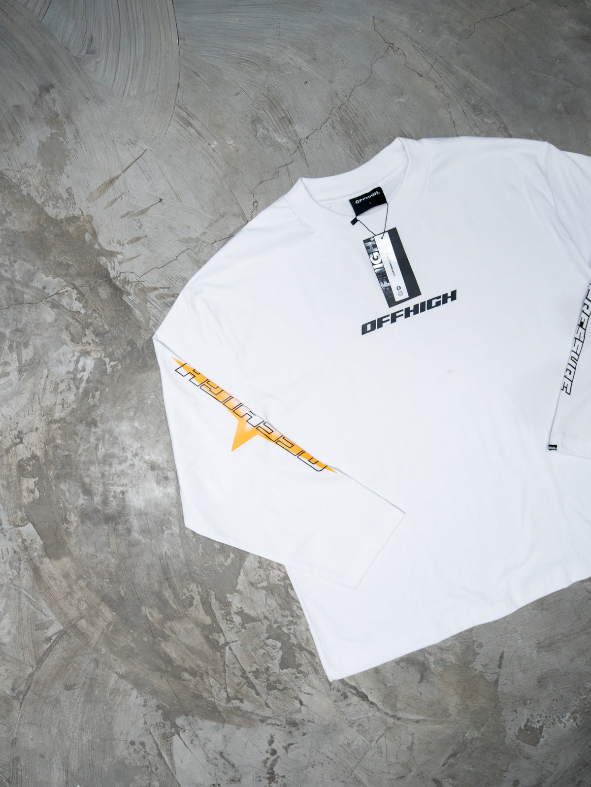OFFHIGH FUP WHITE LONGSLEEVE