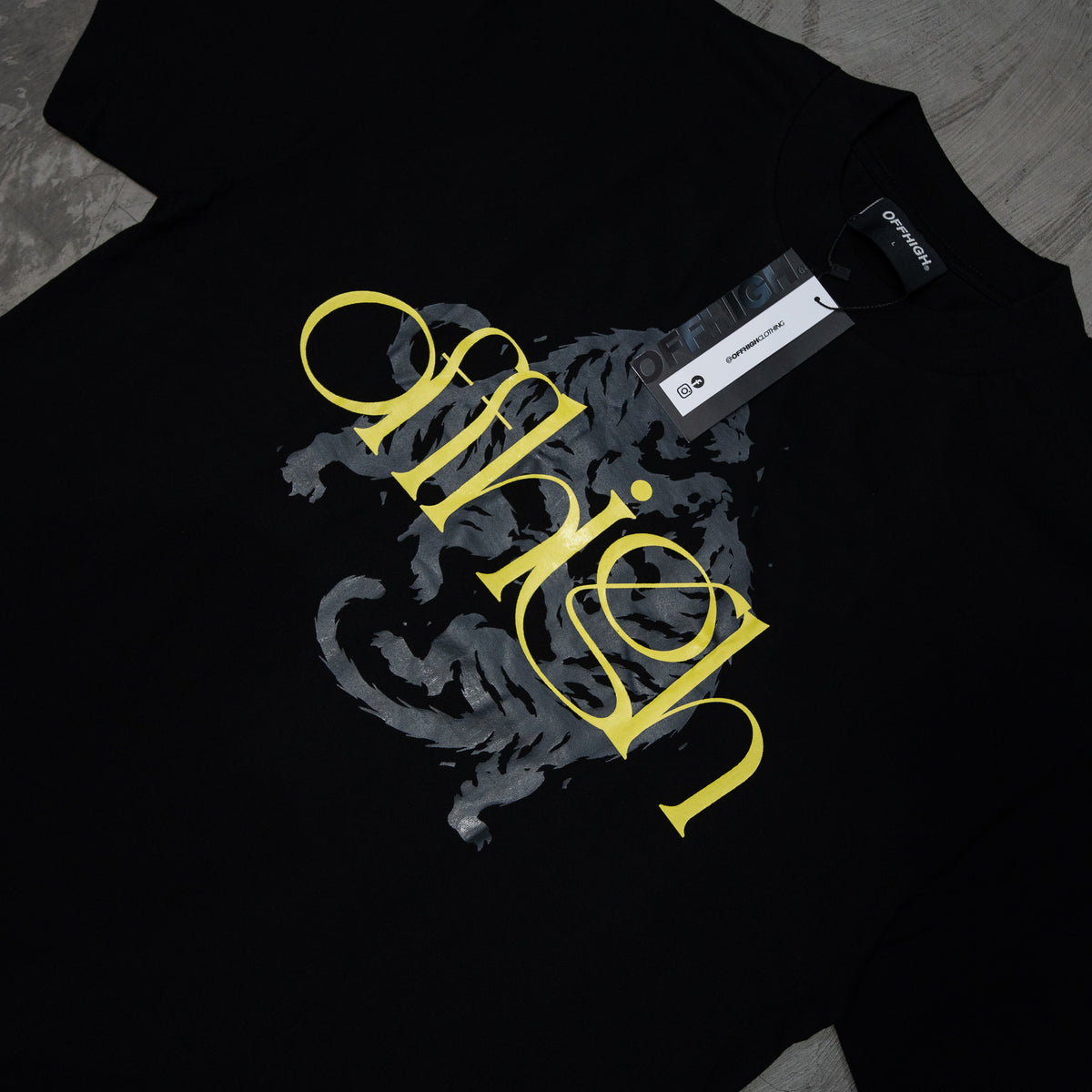 OFFHIGH PACE BLACK TSHIRT