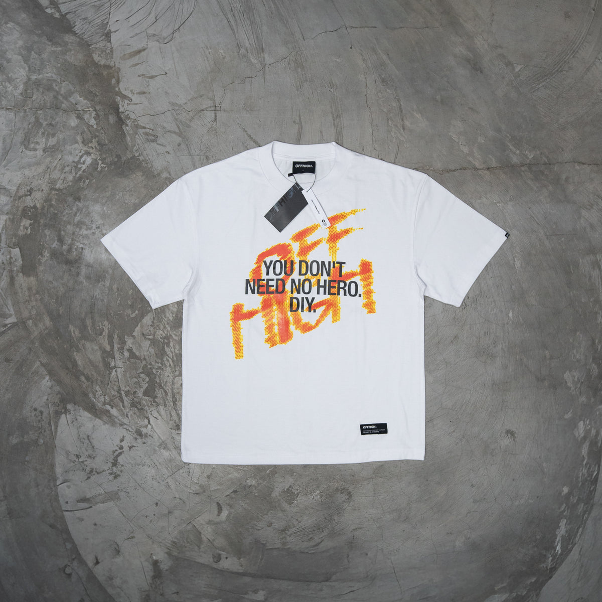 OFFHIGH D.I.Y WHITE TSHIRT