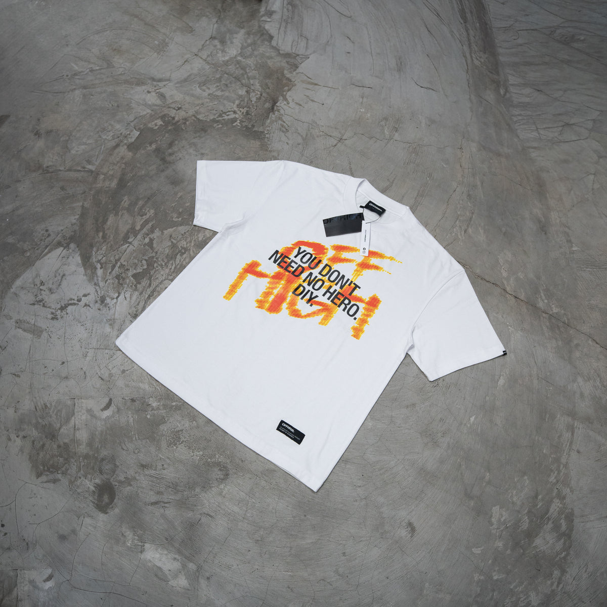 OFFHIGH D.I.Y WHITE TSHIRT