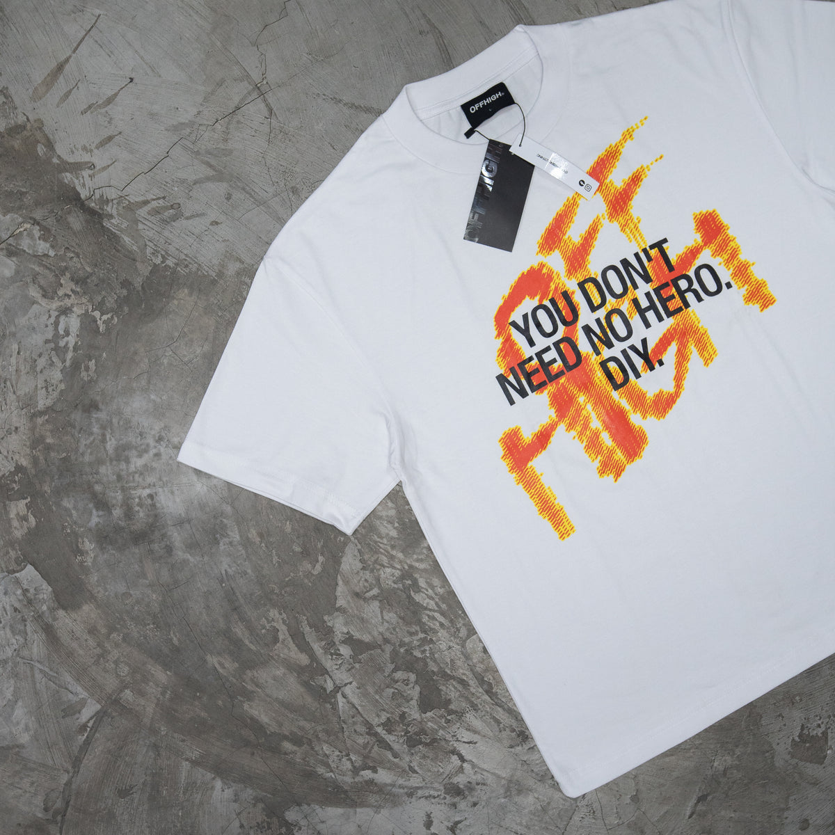 OFFHIGH D.I.Y WHITE TSHIRT