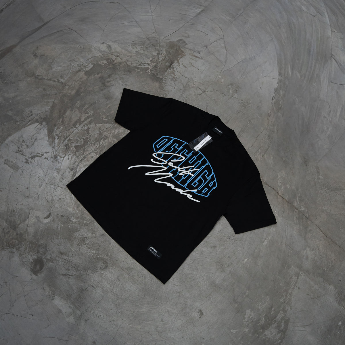 OFFHIGH SELF MADE BLACK TSHIRT