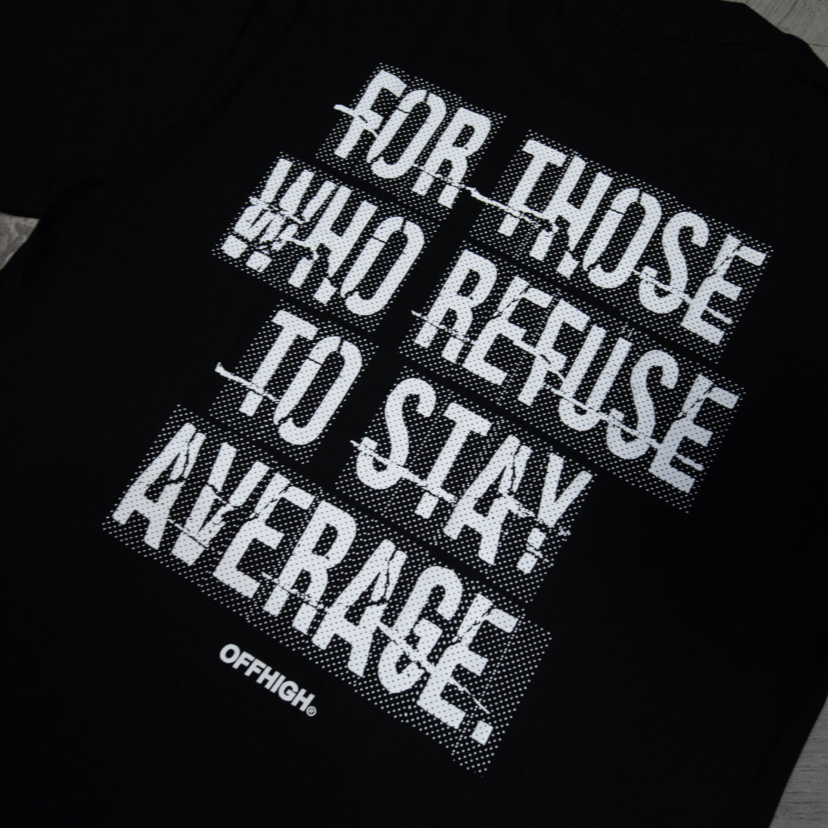 OFFHIGH DECLINE BLACK TSHIRT