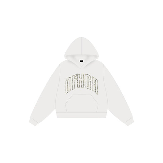 OFFHIGH ANONYMOUS WHITE HOODIE