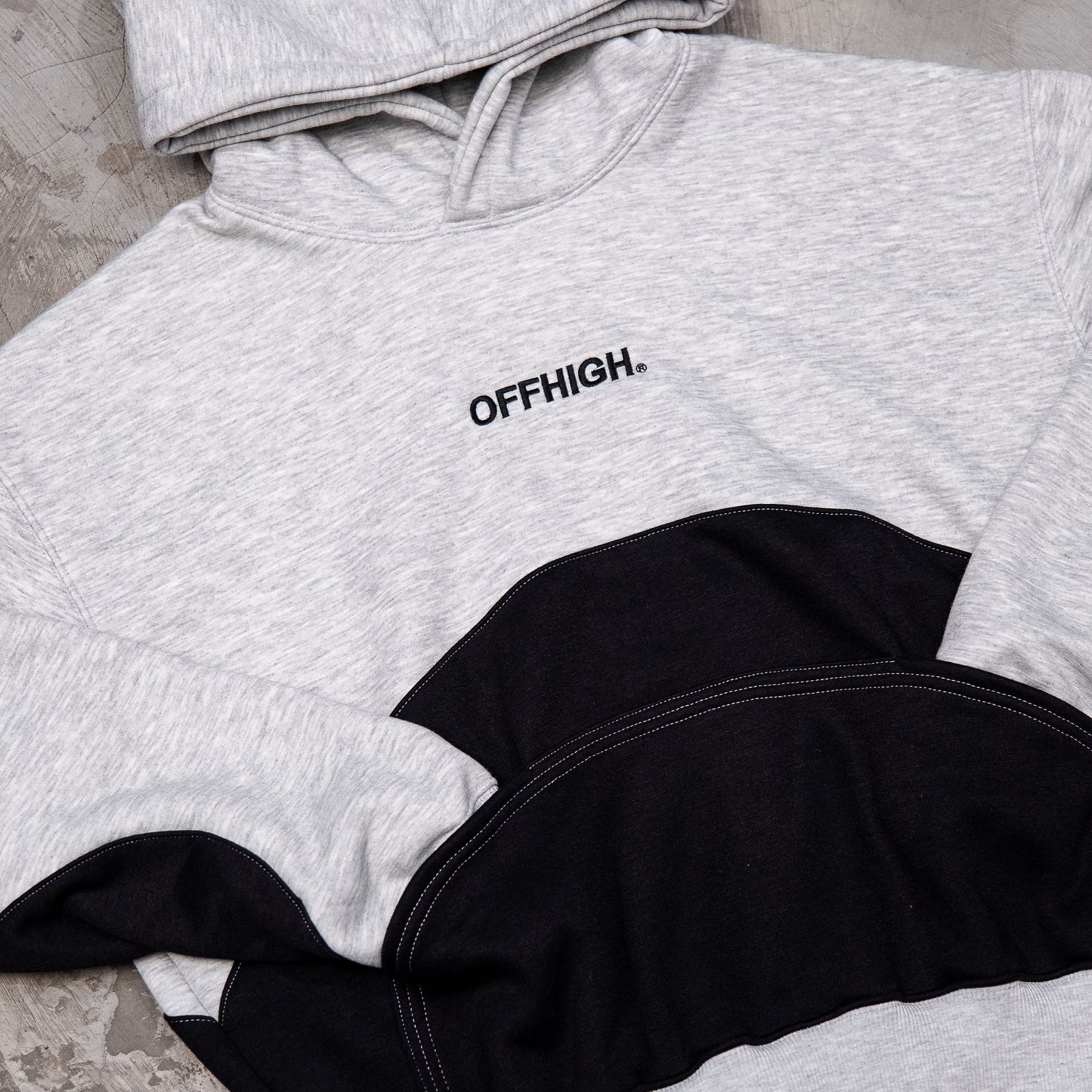 OFFHIGH ARCTIC TWO TONE HOODIE