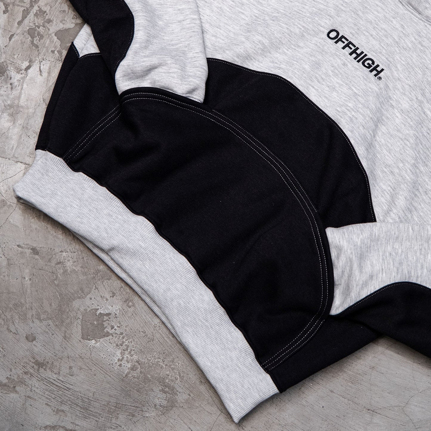 OFFHIGH ARCTIC TWO TONE HOODIE