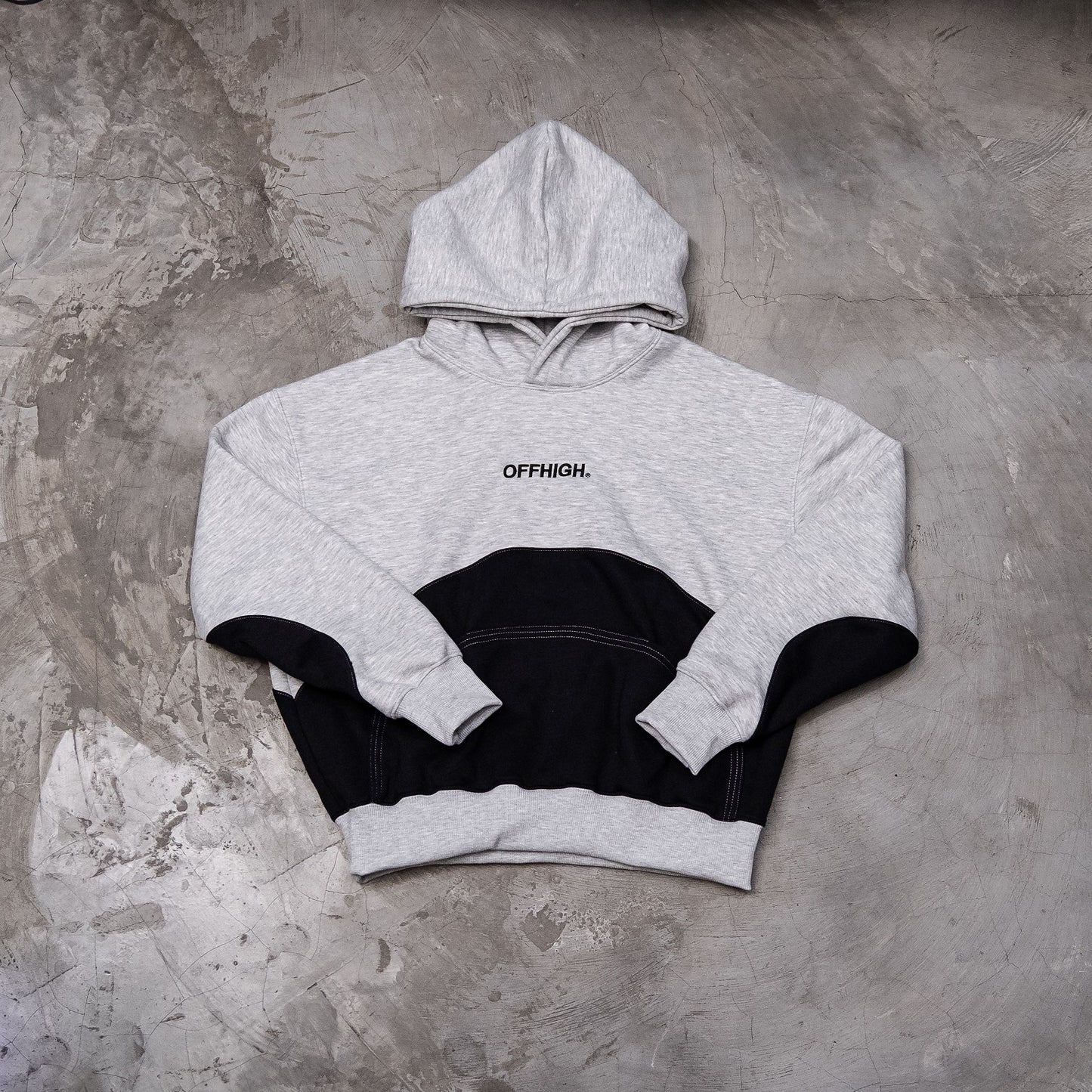 OFFHIGH ARCTIC TWO TONE HOODIE
