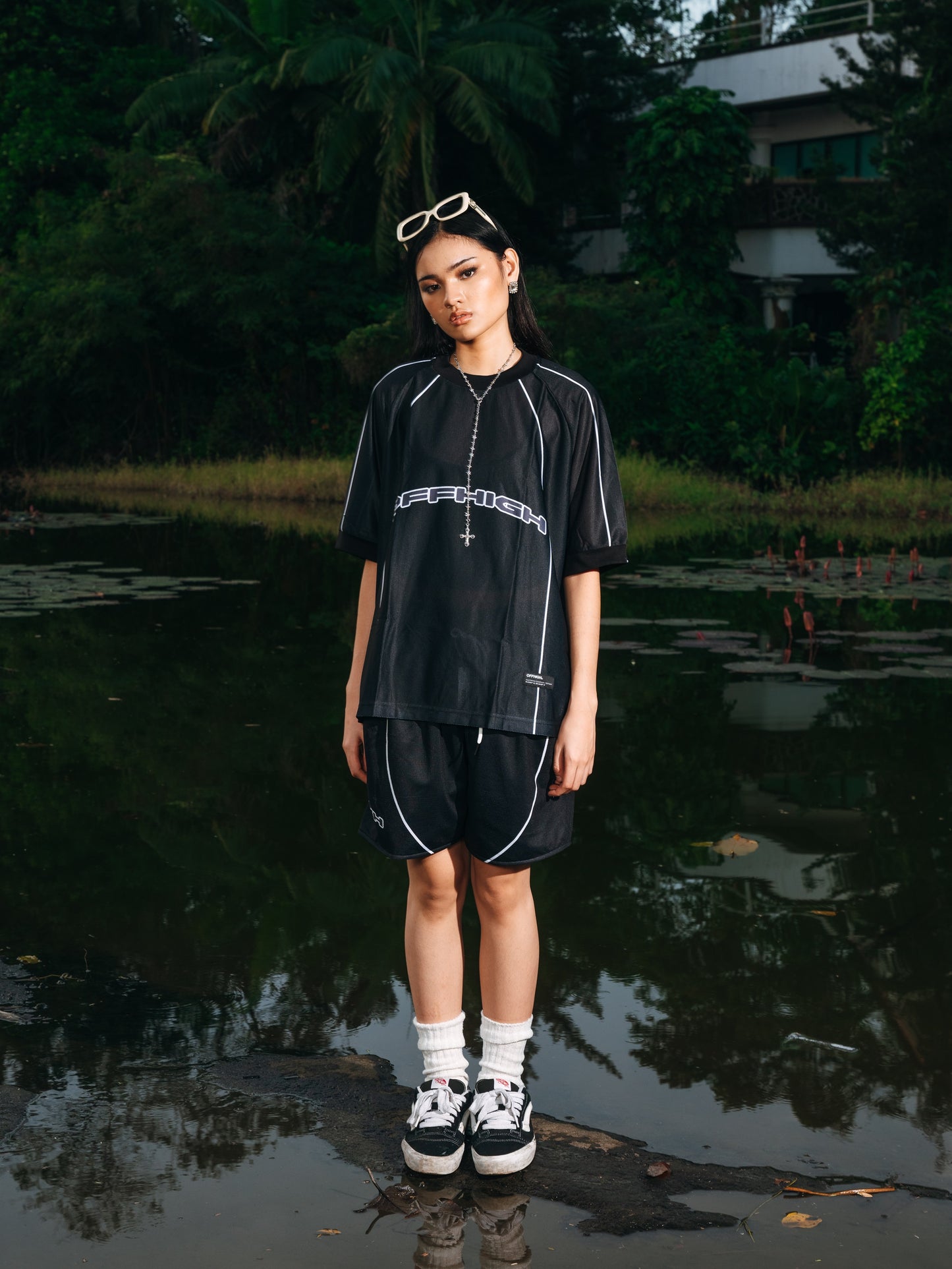 OFFHIGH LIGHT TRACK BLACK JERSEY