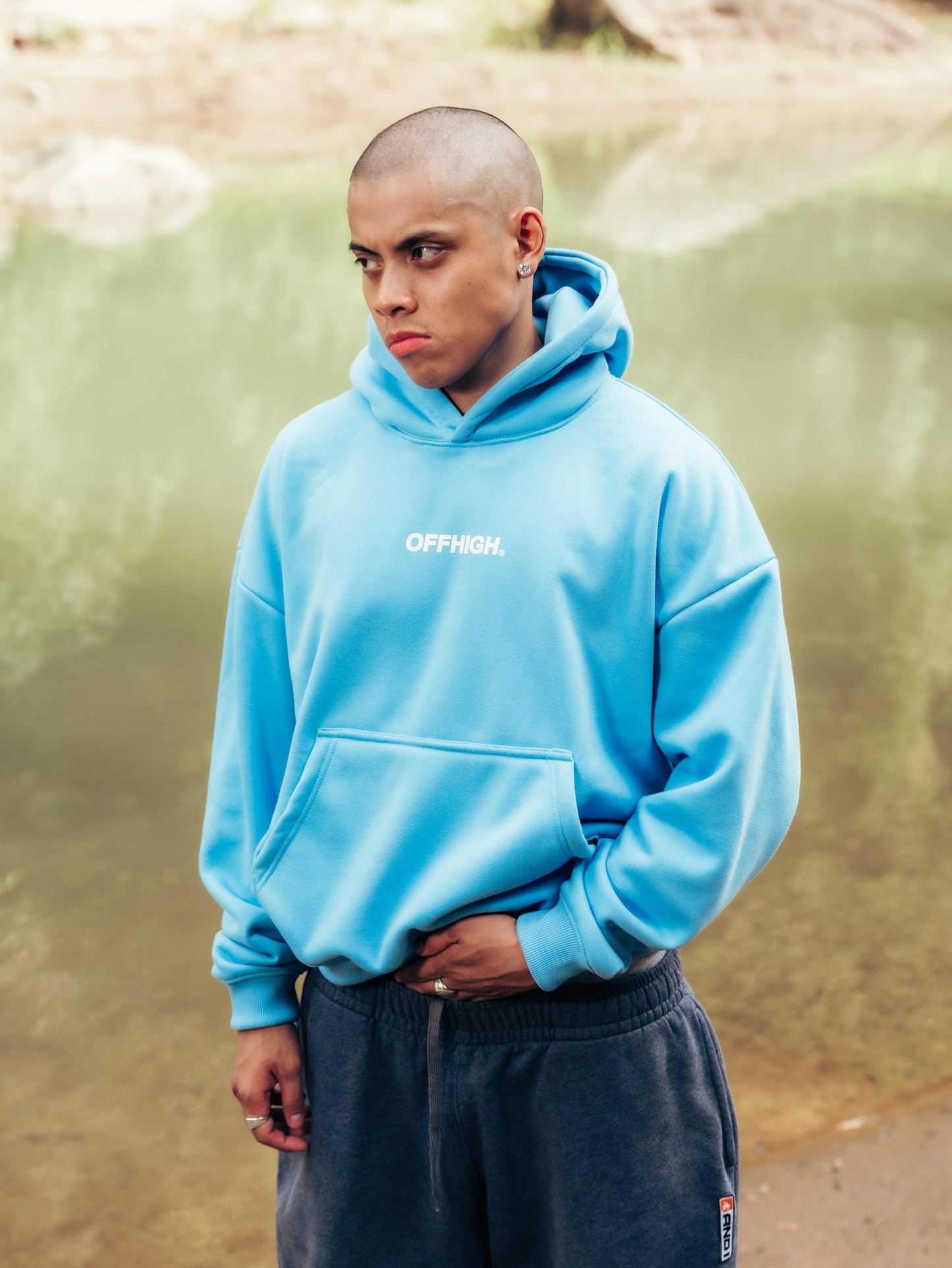 OFFHIGH OG BUBBLE GUM HOODIE