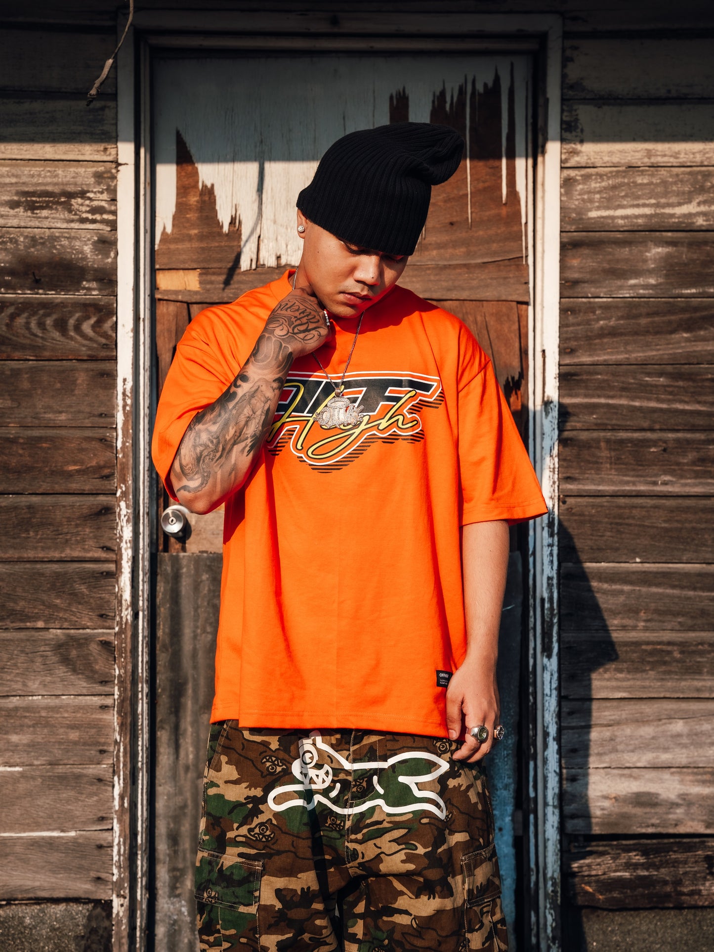 OFFHIGH RELOAD ORANGE TSHIRT