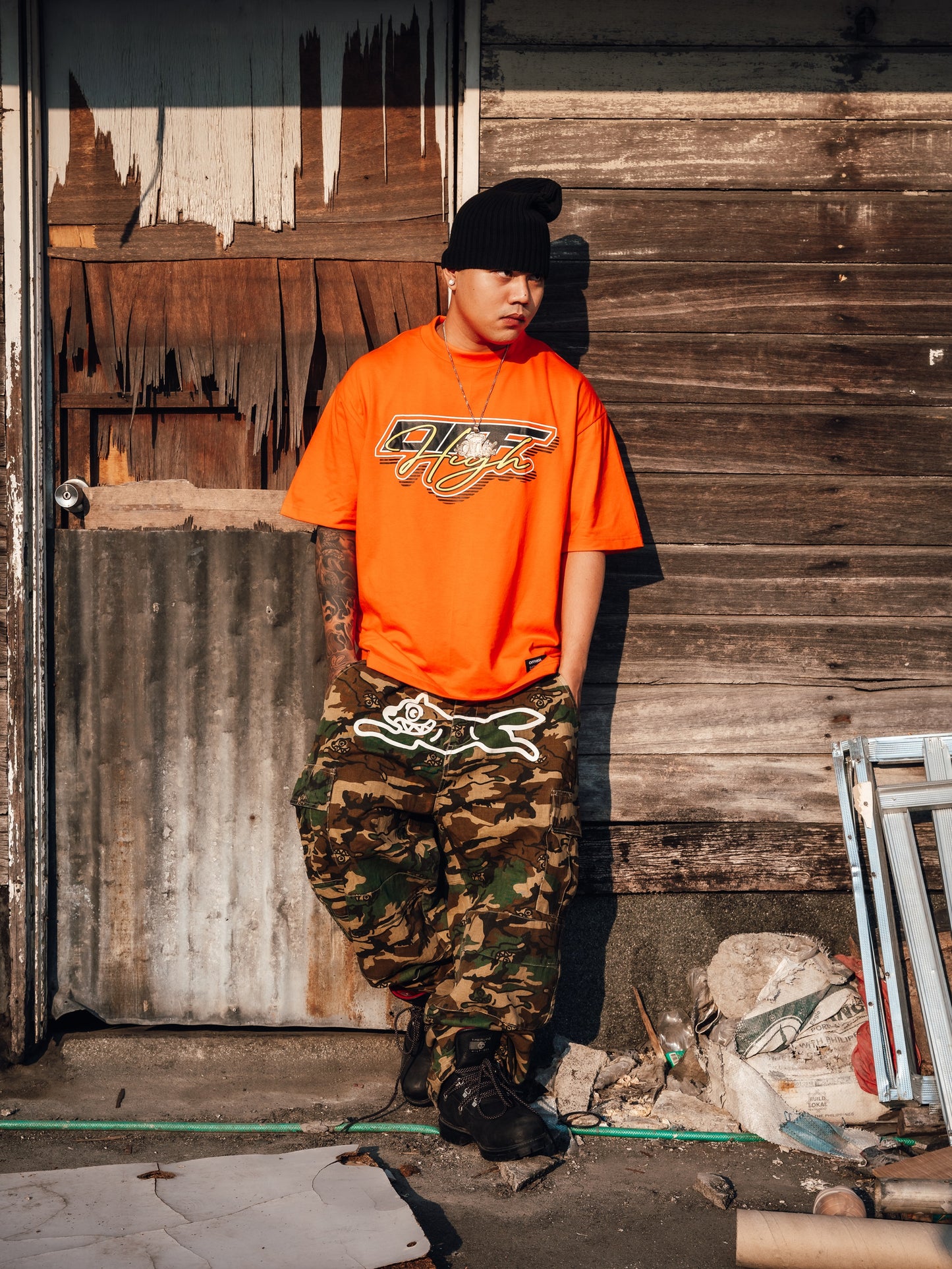 OFFHIGH RELOAD ORANGE TSHIRT