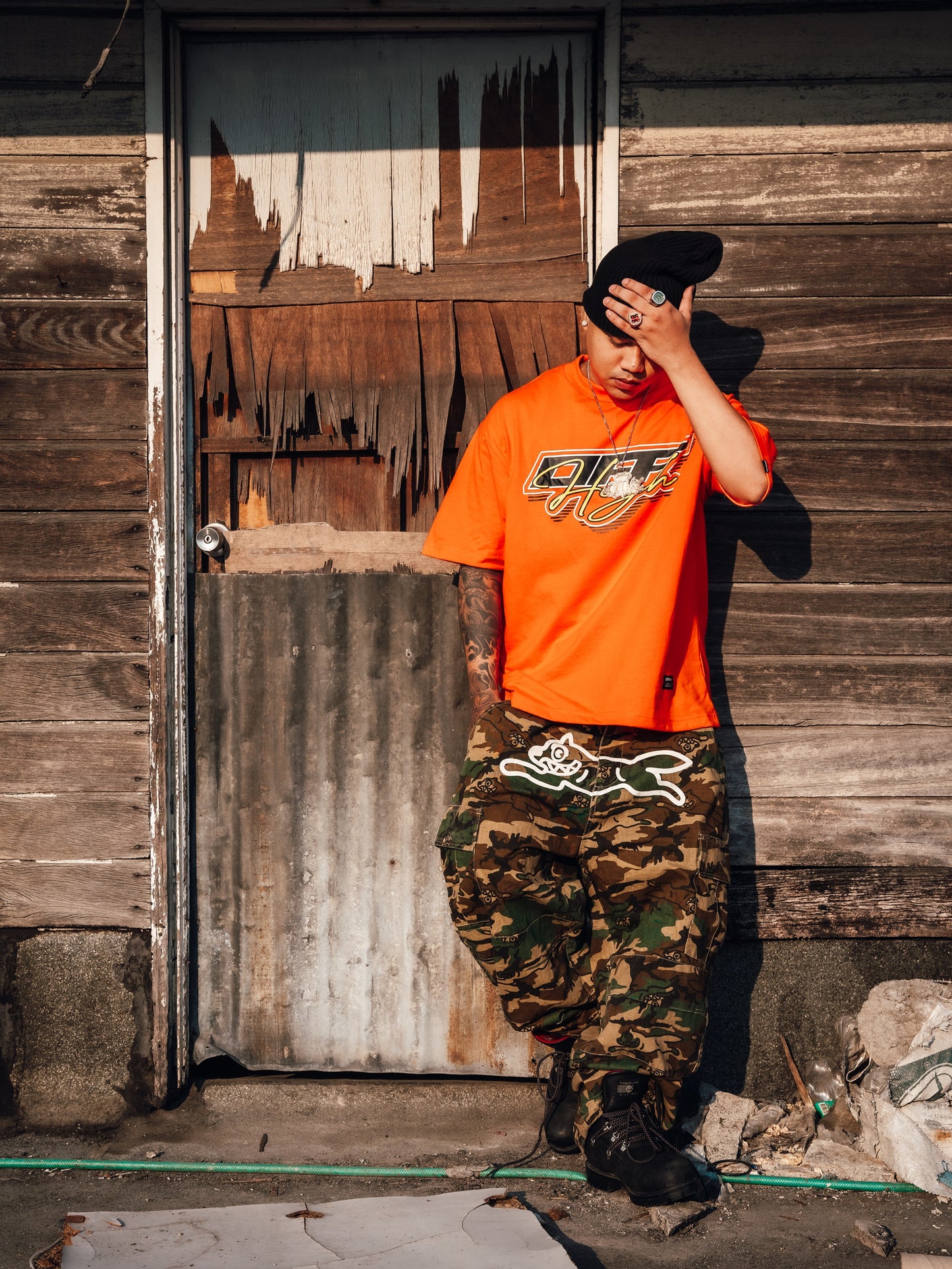 OFFHIGH RELOAD ORANGE TSHIRT