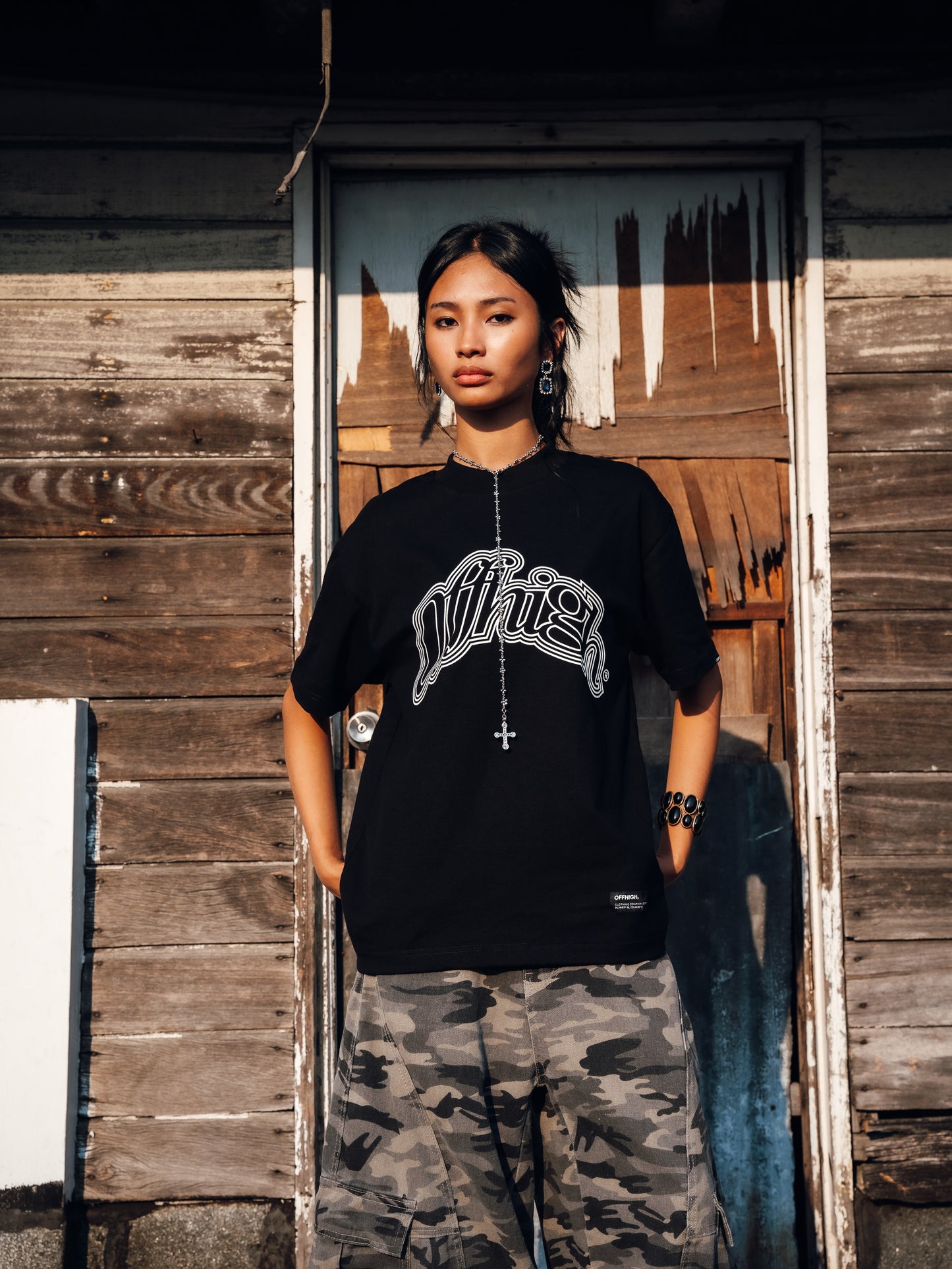 OFFHIGH BASELINE BLACK TSHIRT